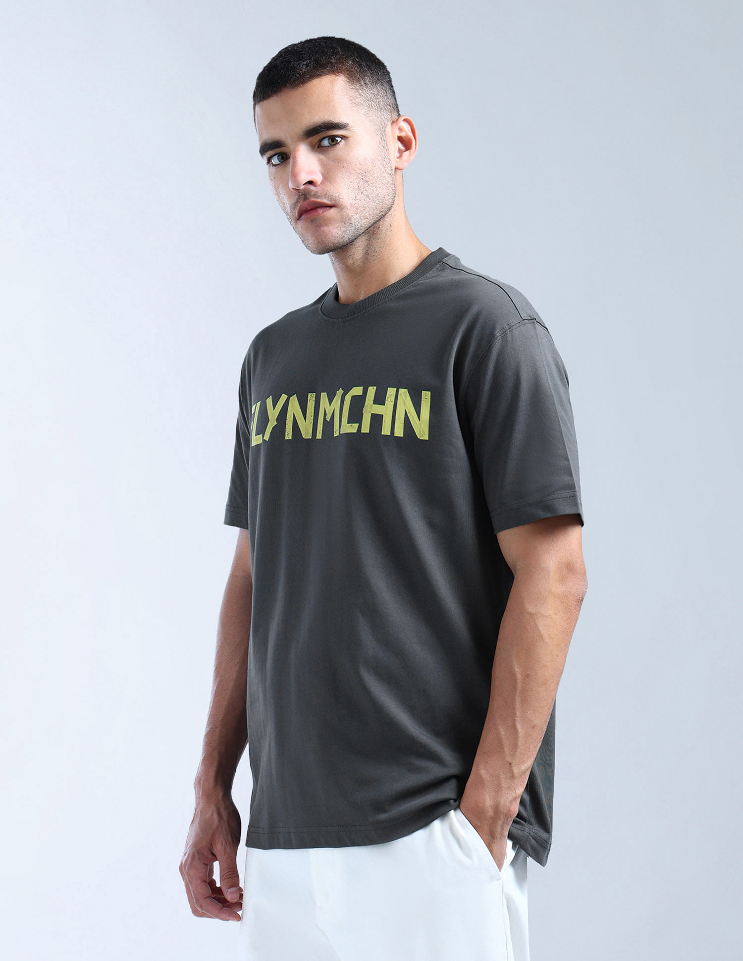 Flying Machine Graphic Pure Cotton T-Shirt