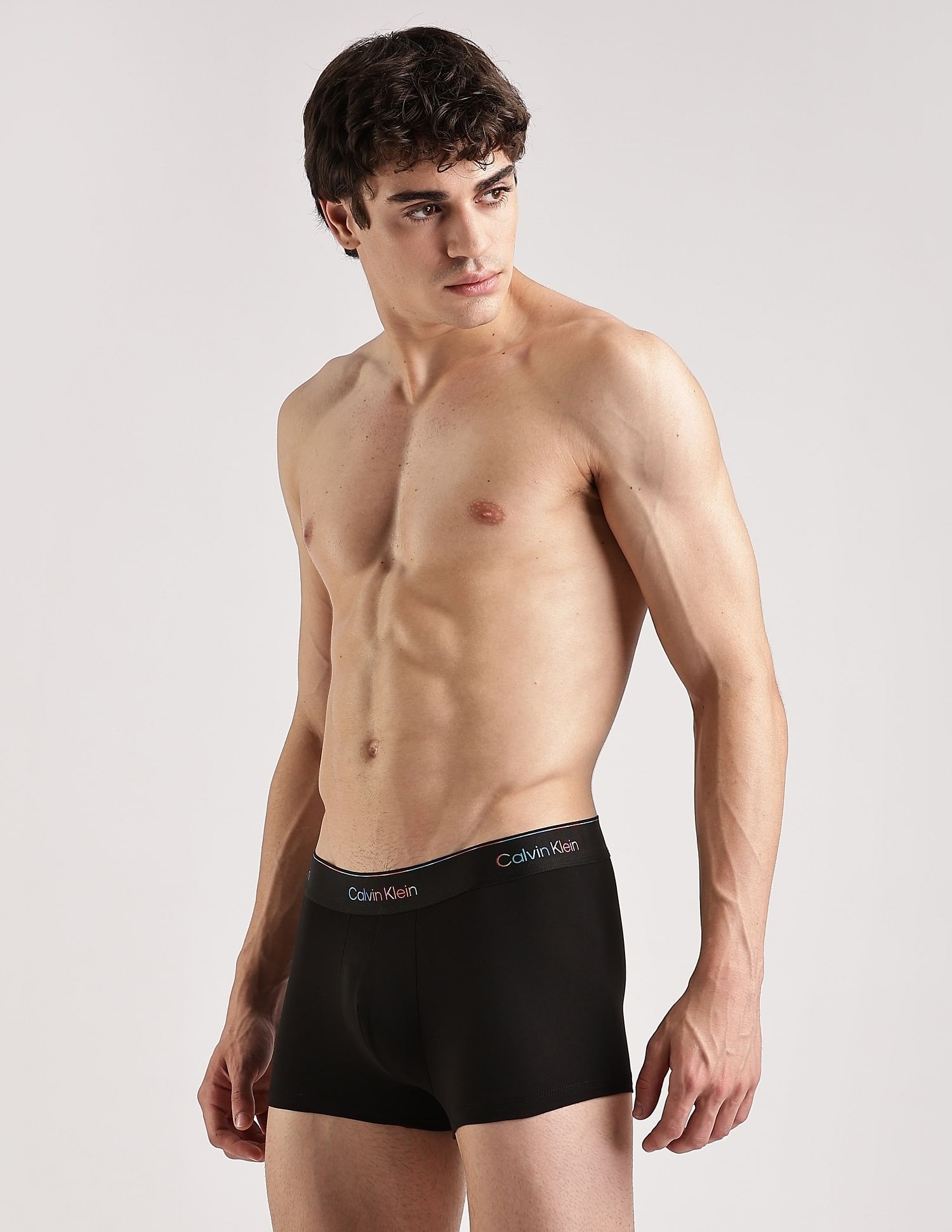 Calvin Klein Underwear Solid Black Low Rise Trunks