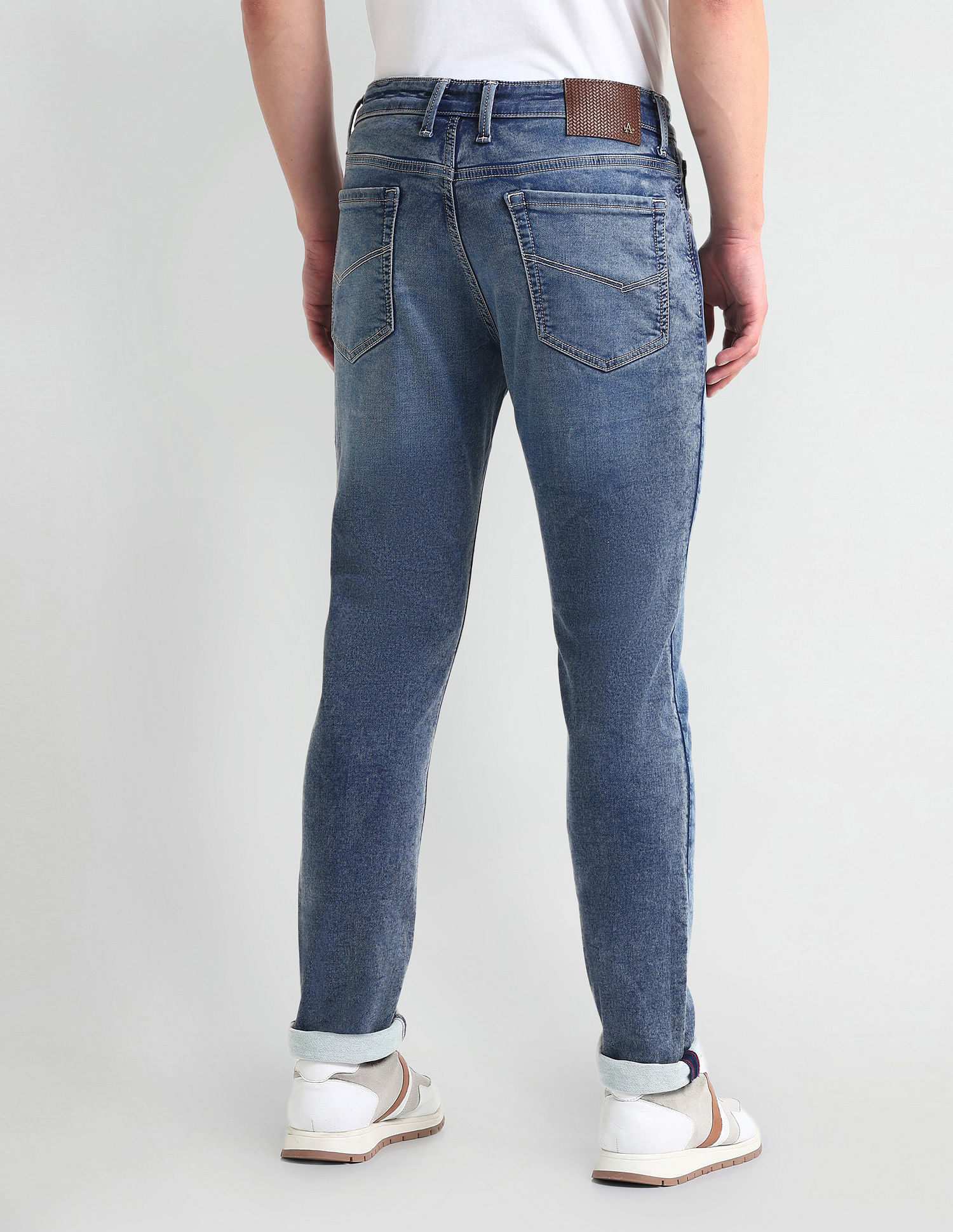 Arrow Sports Jameson Slim Fit Stone Wash Jeans