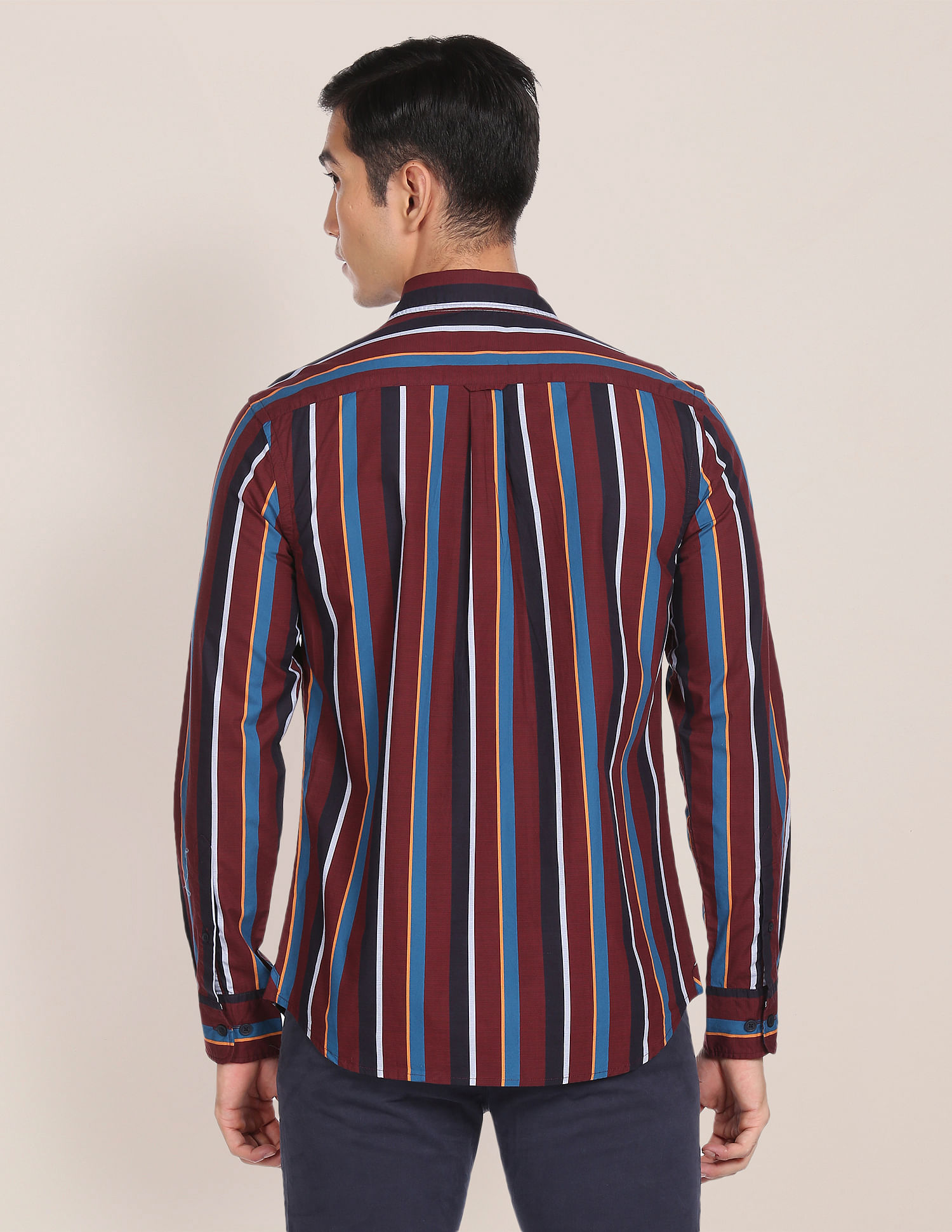U.S. Polo Assn. Pure Cotton Striped Casual Shirt