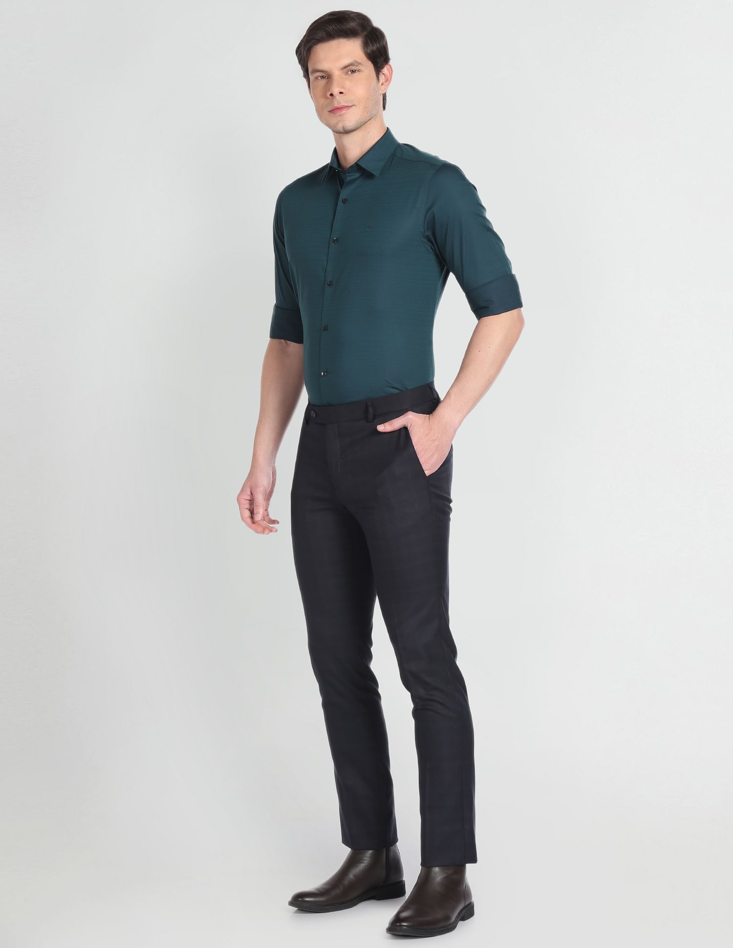 Arrow Horizontal Stripe Twill Shirt