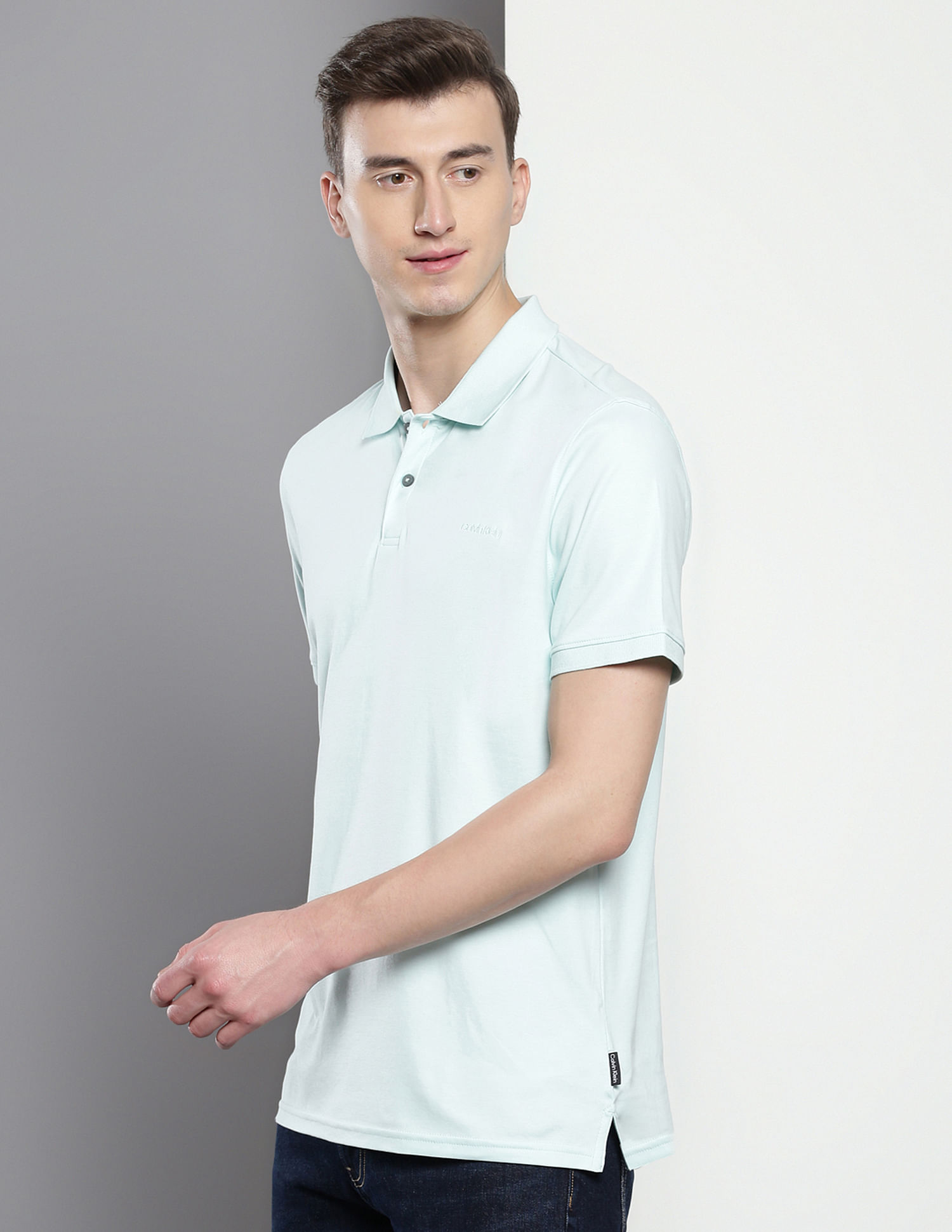 Calvin Klein Pure Cotton Liquid Touch Polo Shirt