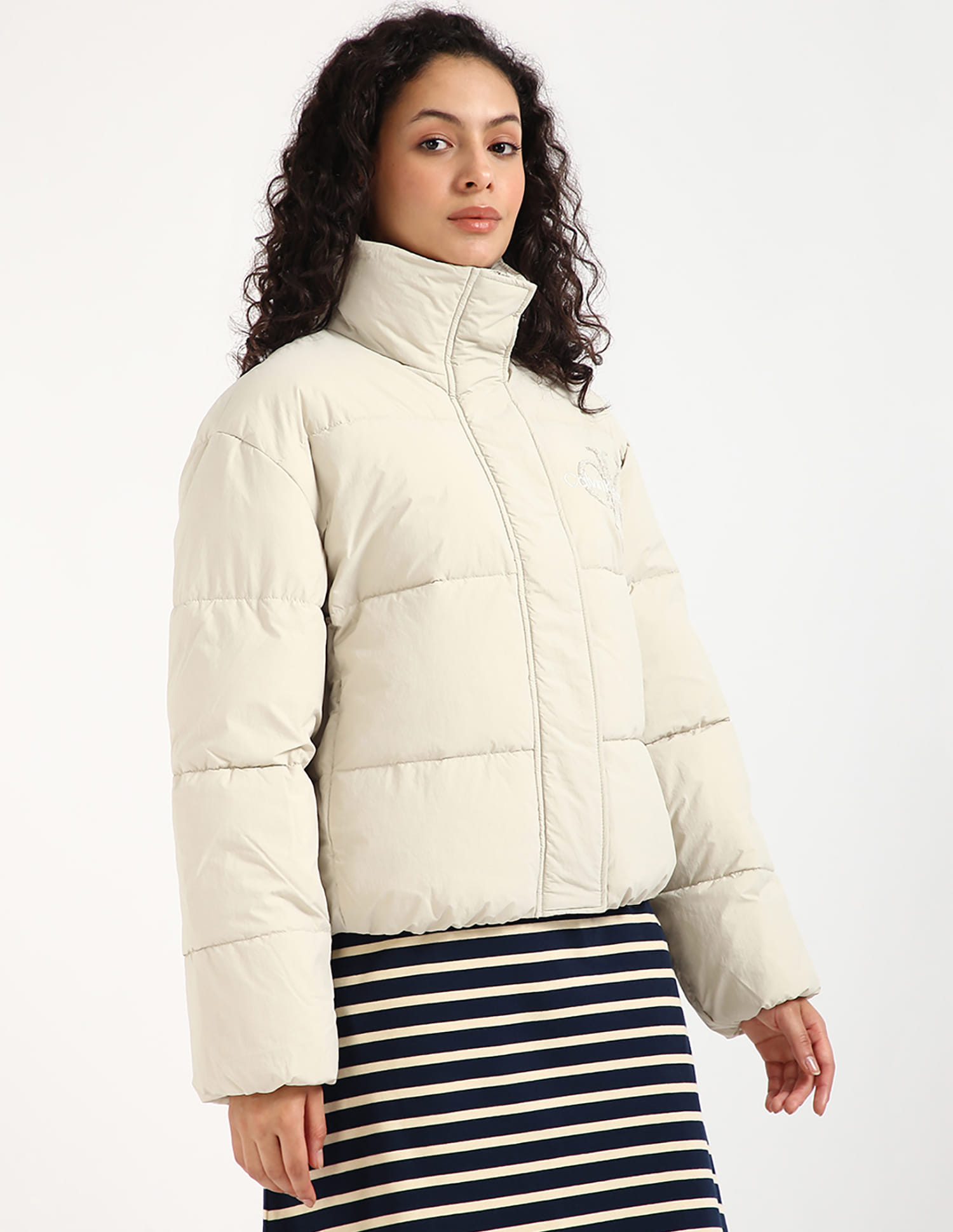 Buy Calvin Klein Jeans Relaxed Fit Padded Jacket - Main Image