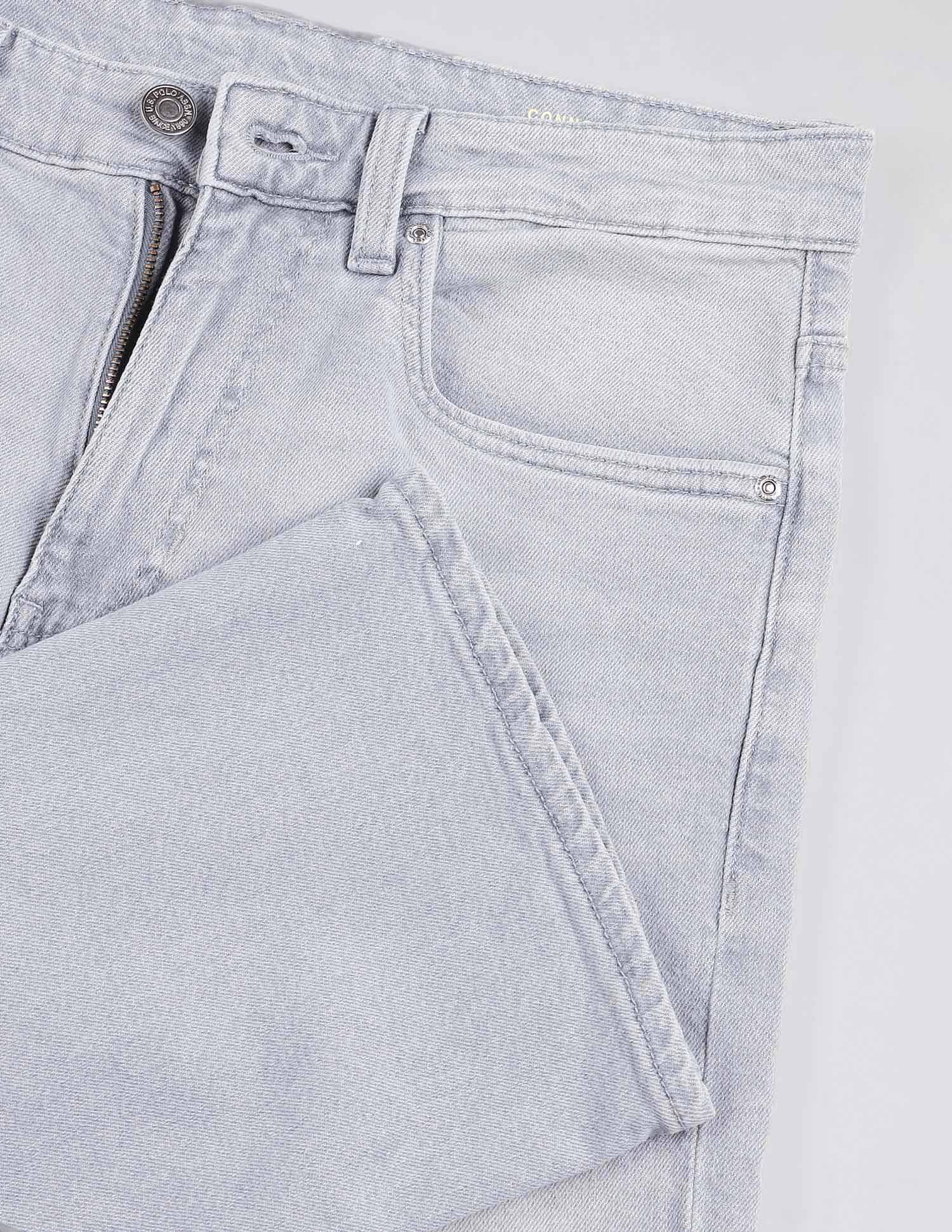 U.S. Polo Assn. Denim Co. Connor Bootcut Fit Grey Vintage Jeans