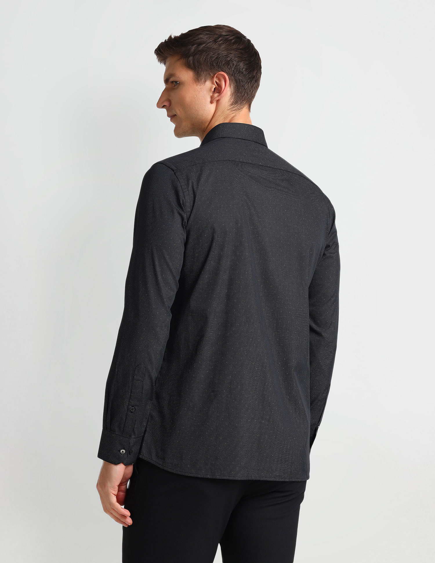 Arrow Manhattan Slim Fit Satin Shirt