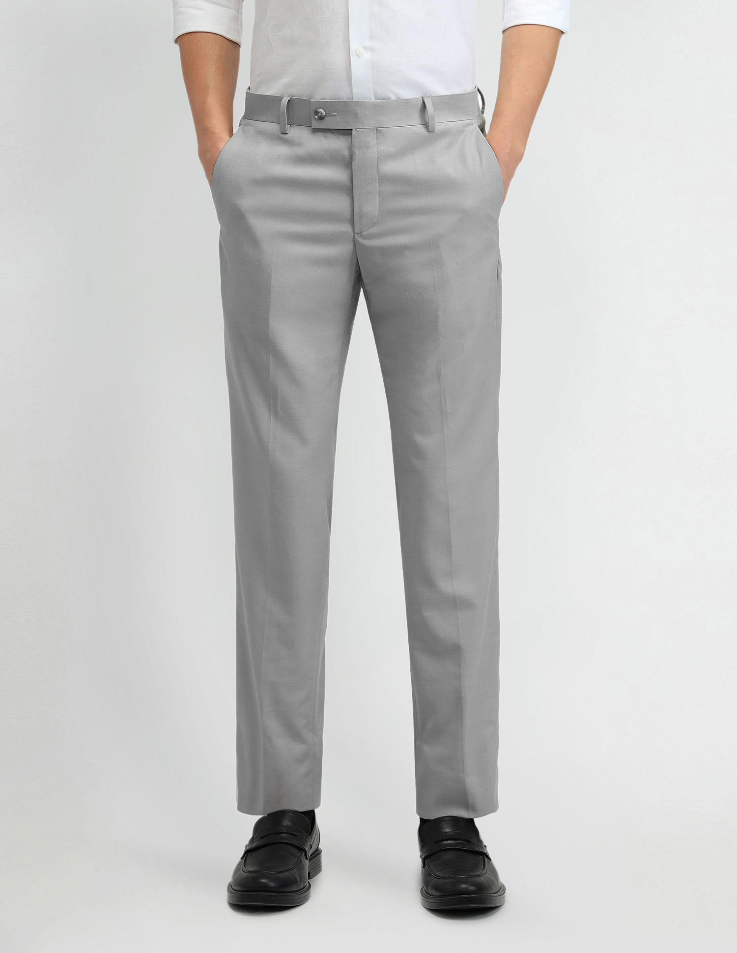 Arrow Mid Rise Tapered Fit Trousers