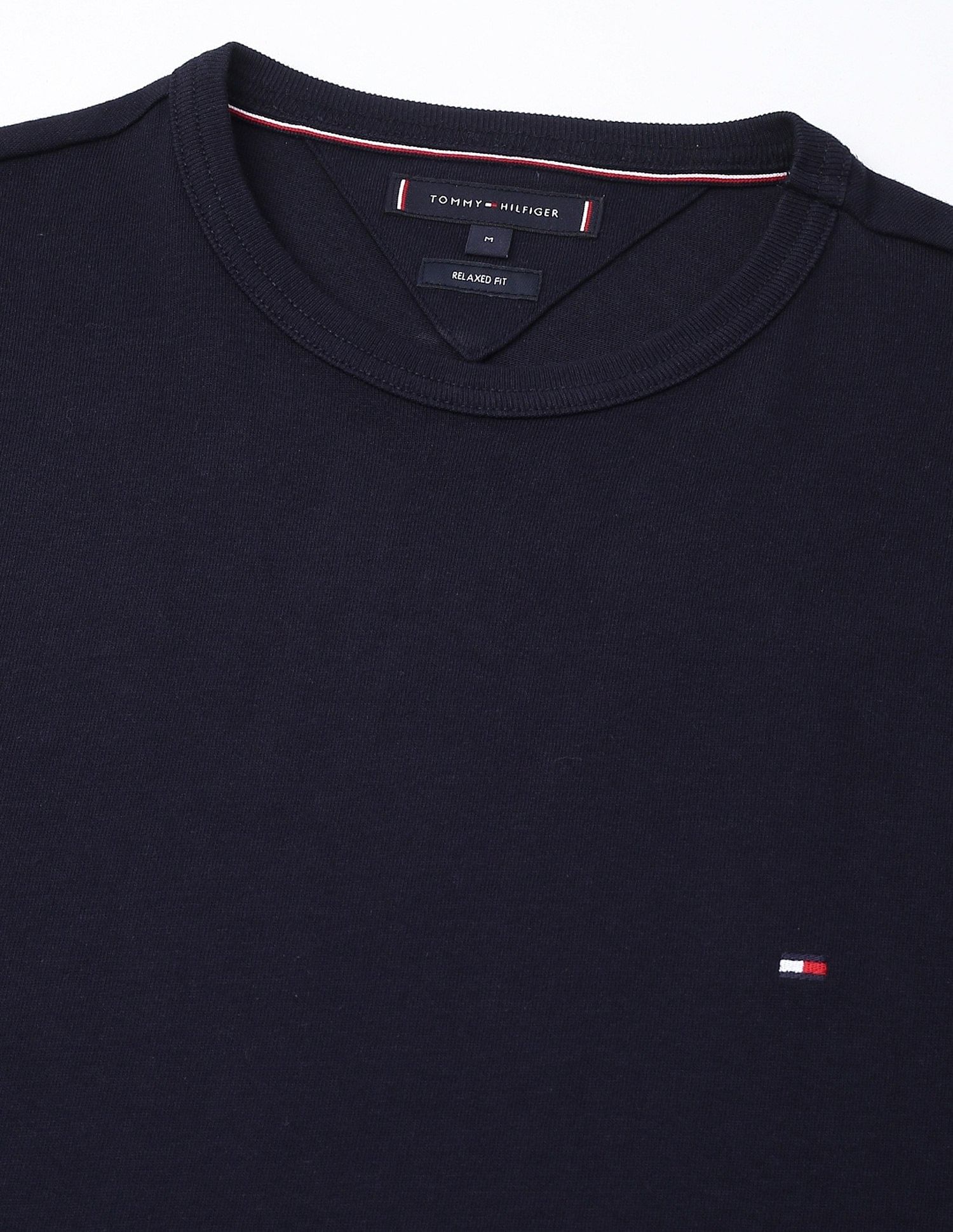 Tommy Hilfiger Solid Relaxed-Fit Cotton T-Shirt