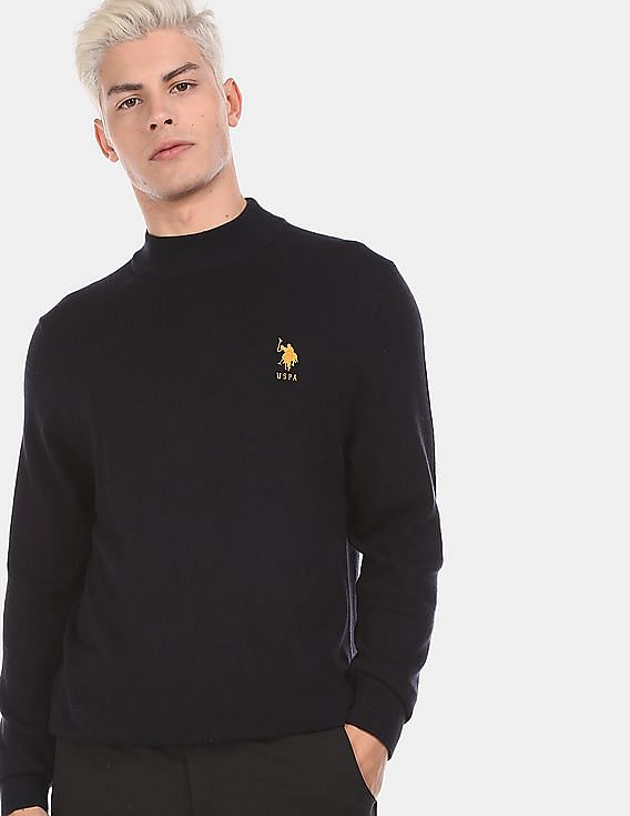 us polo high neck sweater