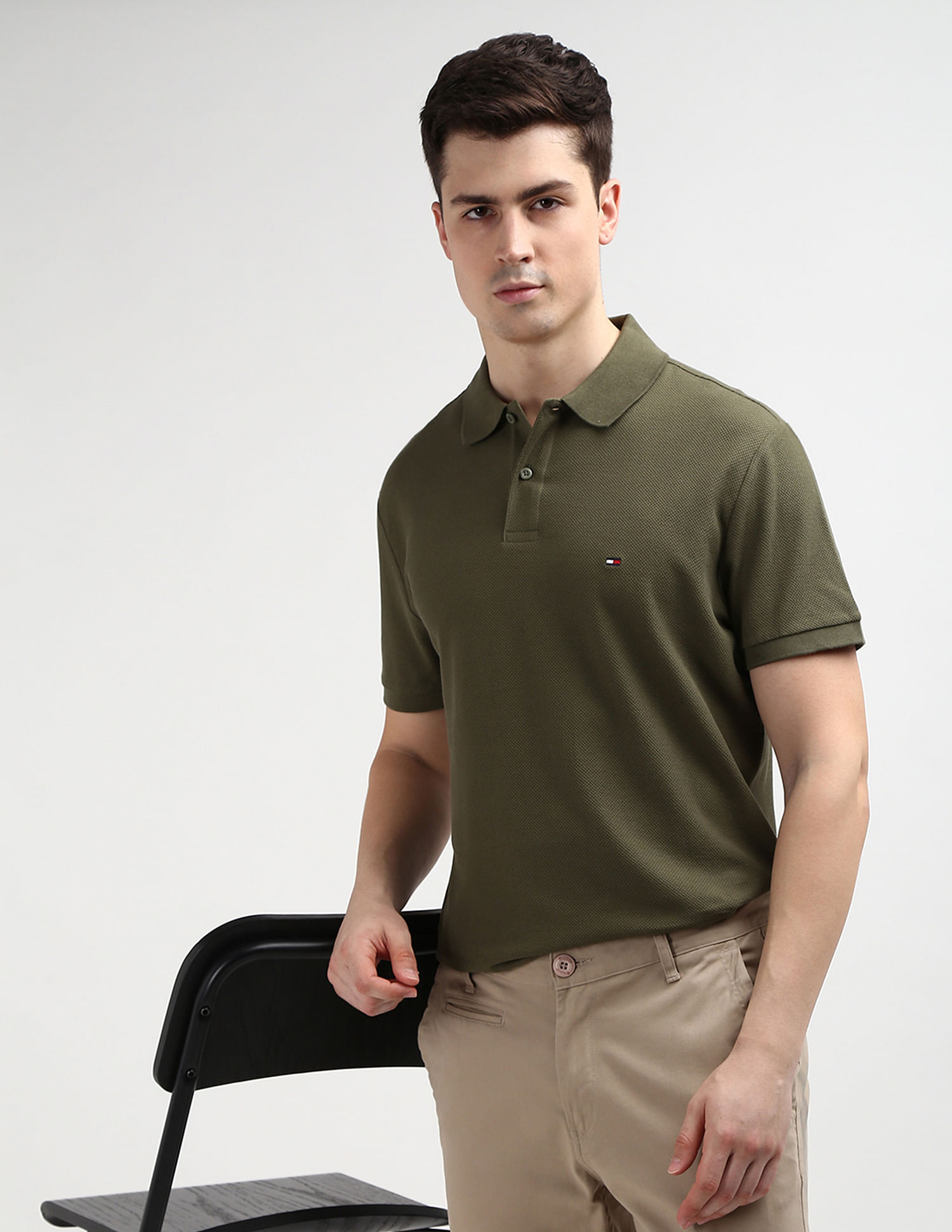 Tommy Hilfiger Pique Structure Regular Fit Polo Shirt