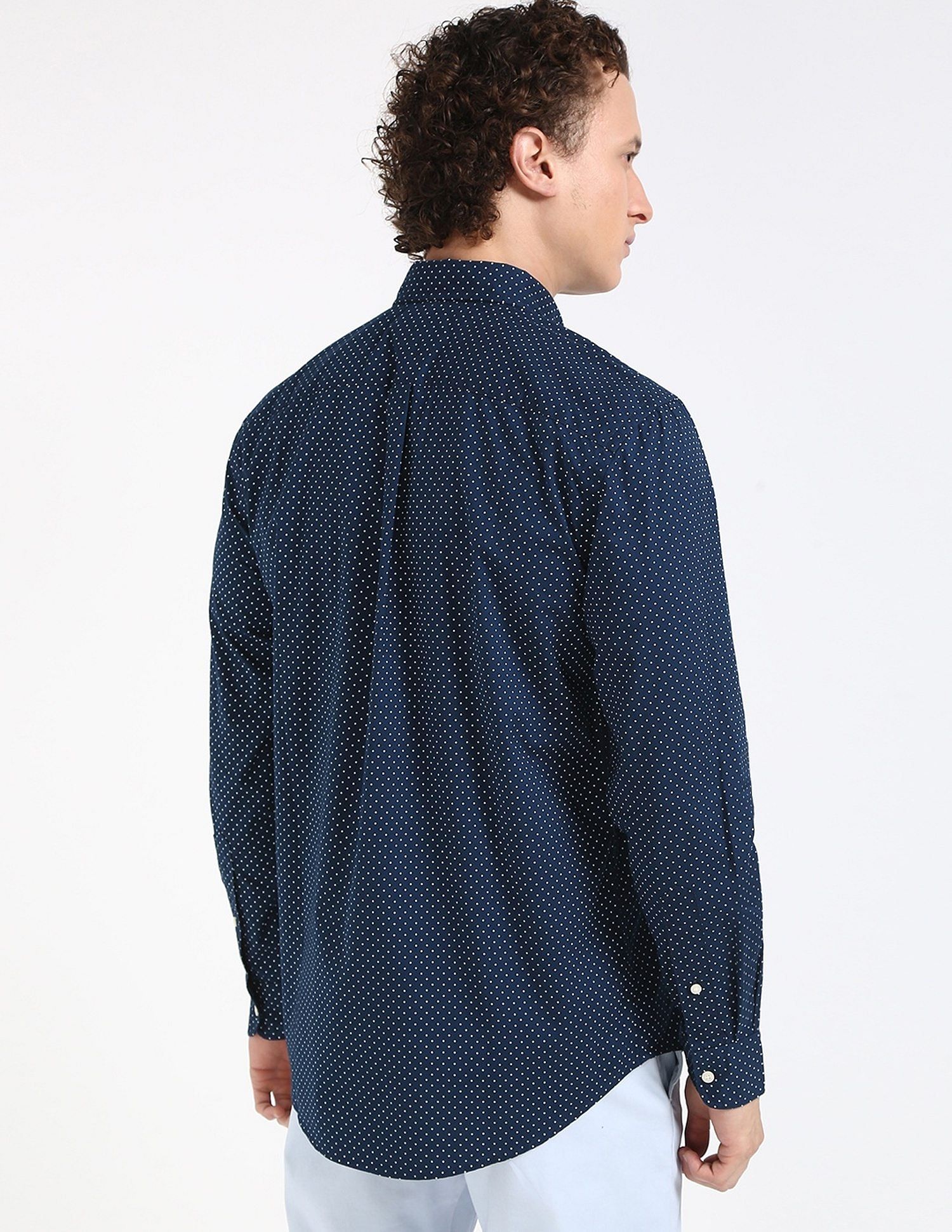 Tommy Hilfiger Printed Regular-Fit Poplin Woven Shirt