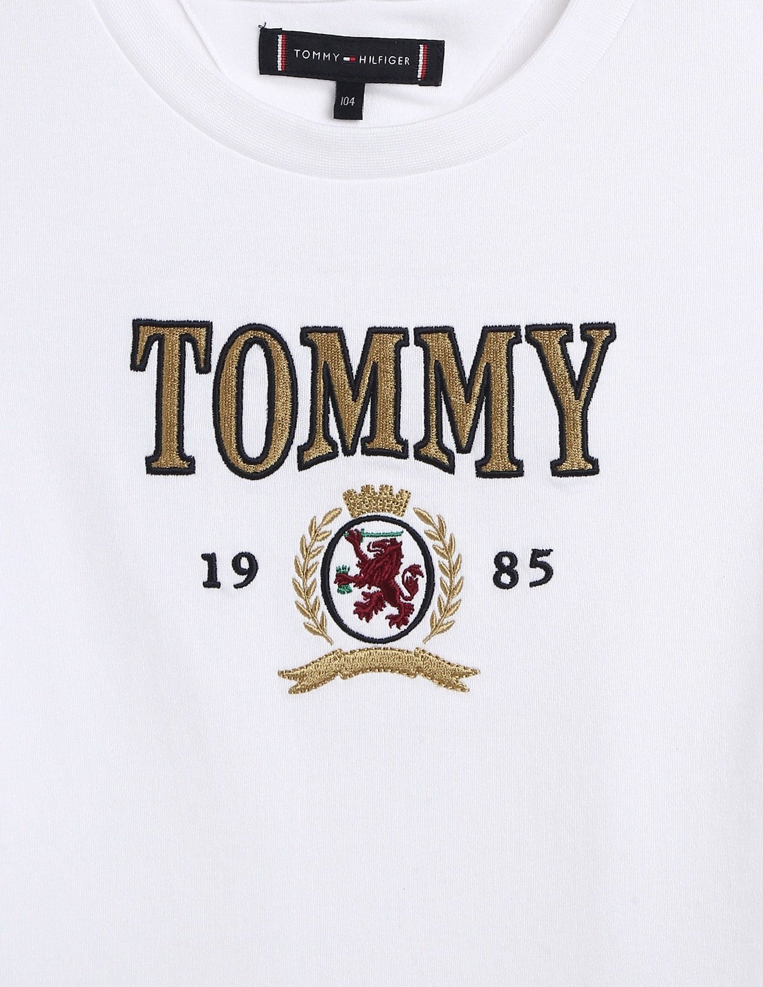 Tommy Hilfiger Kids Boys Logo Regular-Fit Cotton T-Shirt