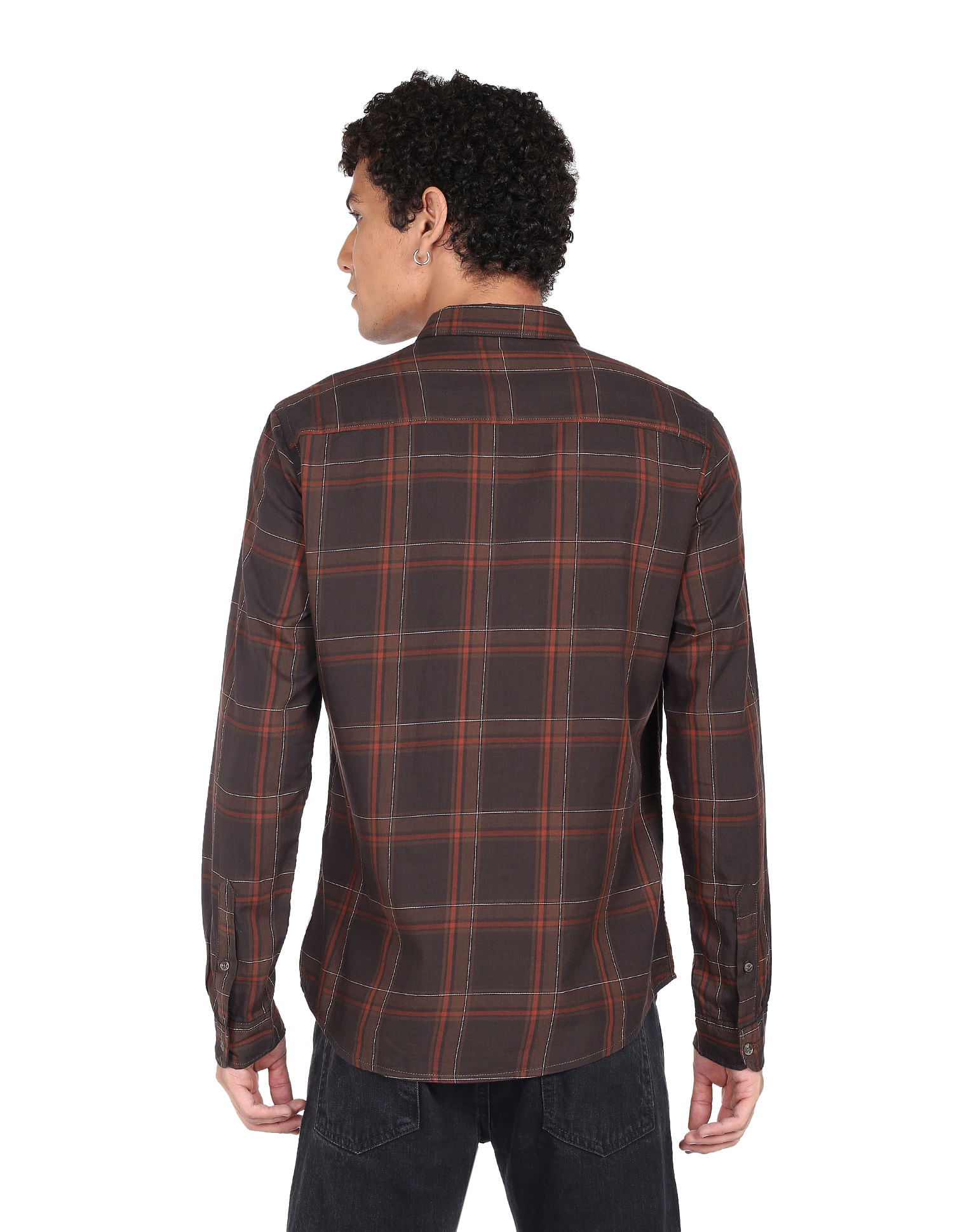 Andy Yarn Dyed Brushed Twill Check Shirt