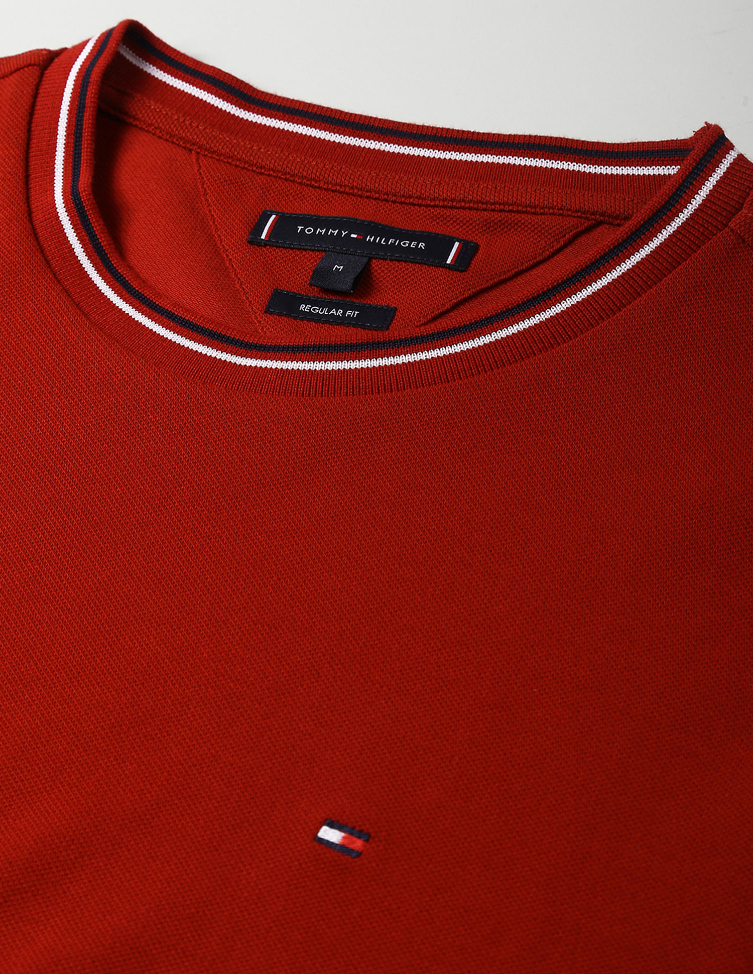 Tommy Hilfiger Tipped Collar Organic Cotton T-Shirt