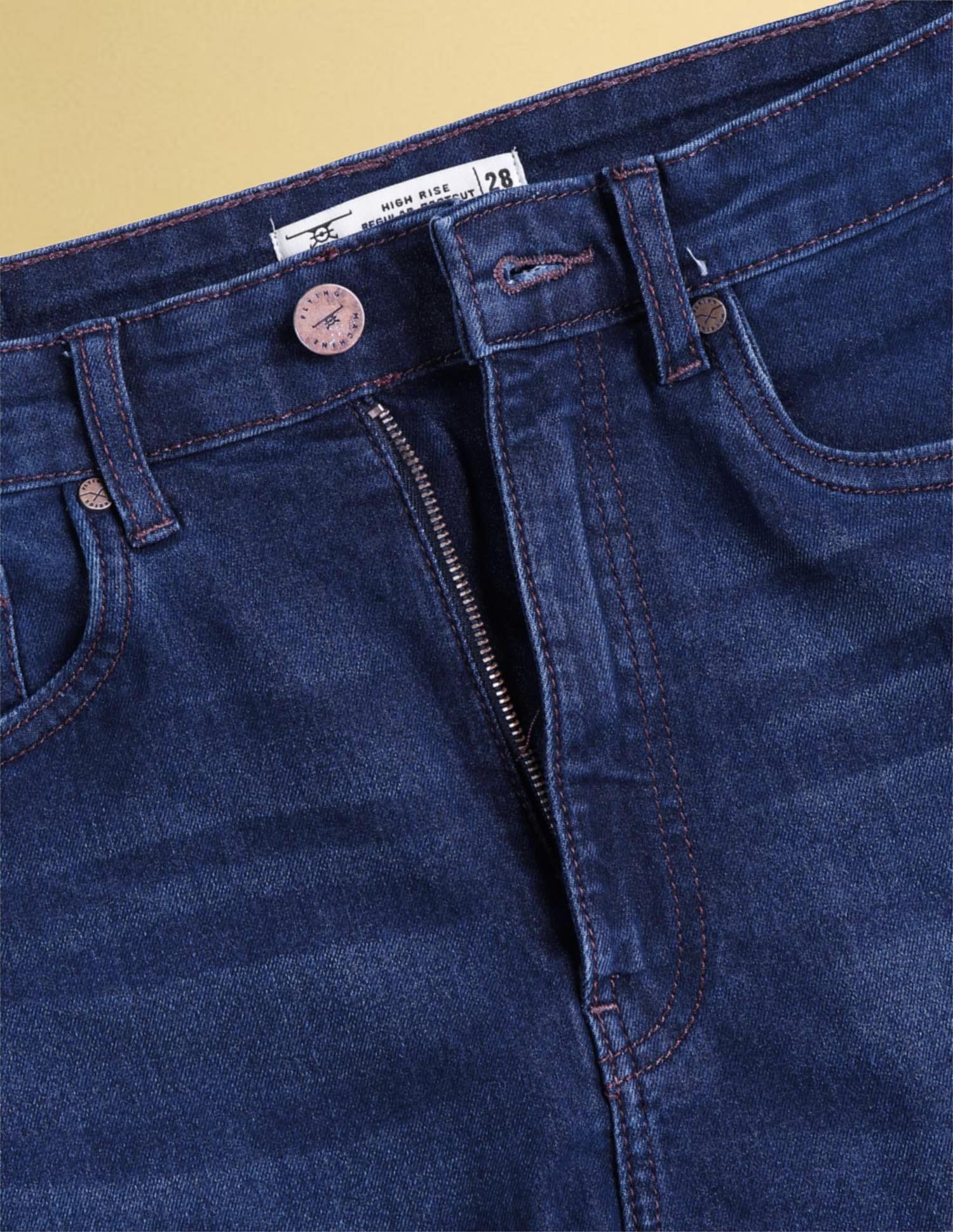 Flying Machine Women K-Street X Ultra Wideleg Fit Stretchable Jeans