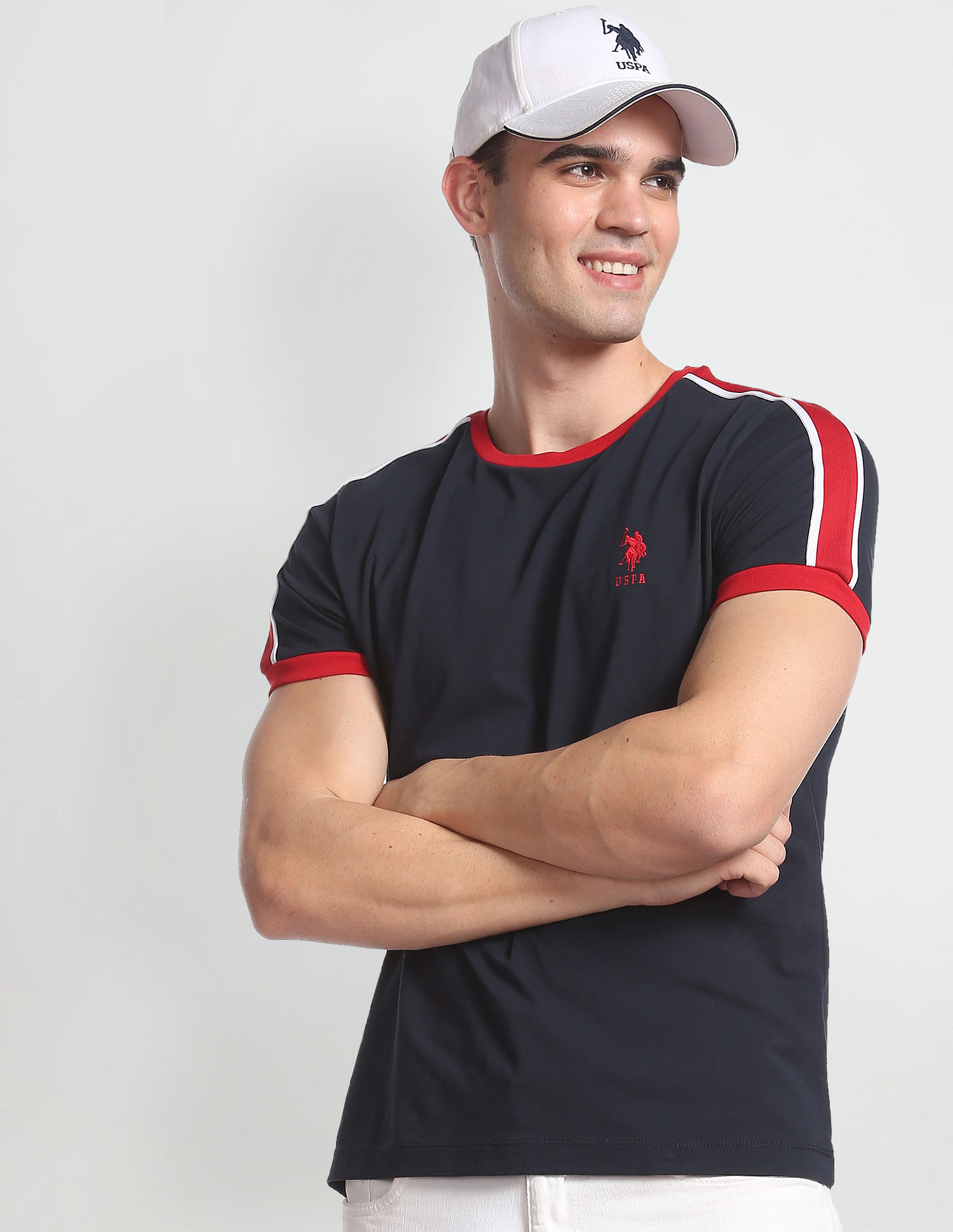 U.S. Polo Assn. Denim Co. Iconic Brand Tape T-Shirt