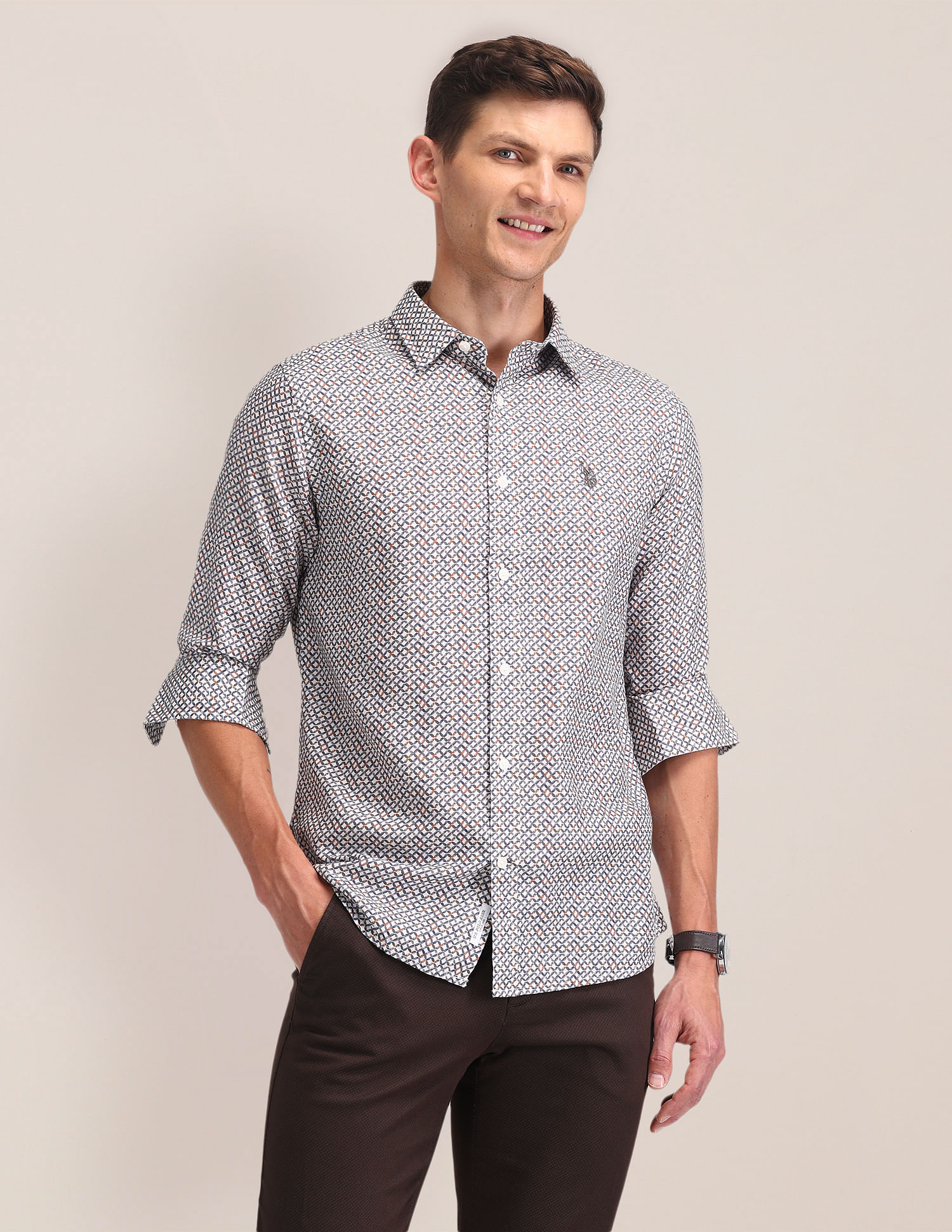 U.S. Polo Assn. All Over Digital Print Shirt