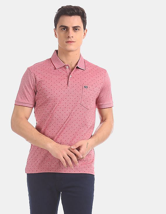 T-Shirts for Men Polo Front Printing of Short Sleeve L 