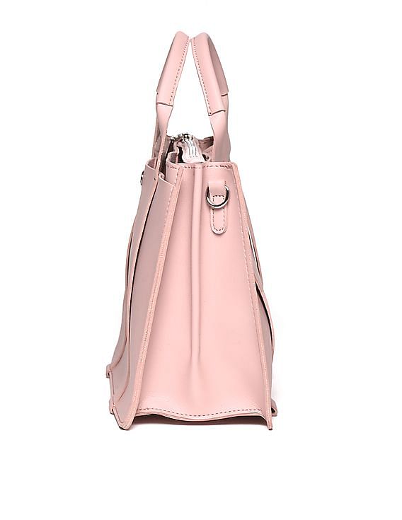 Nine West CrossBody Shoulder Bright Pink & Grey Bag Purse Geometric Pattern  | eBay
