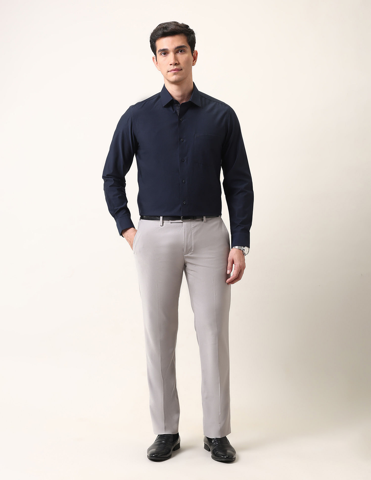 Arrow Liberty Classic Fit Solid Ceremonial Shirt