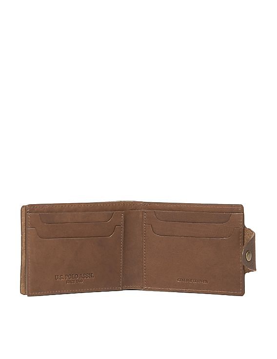 U.S. Polo Assn. Textured Leather Bi-Fold Wallet