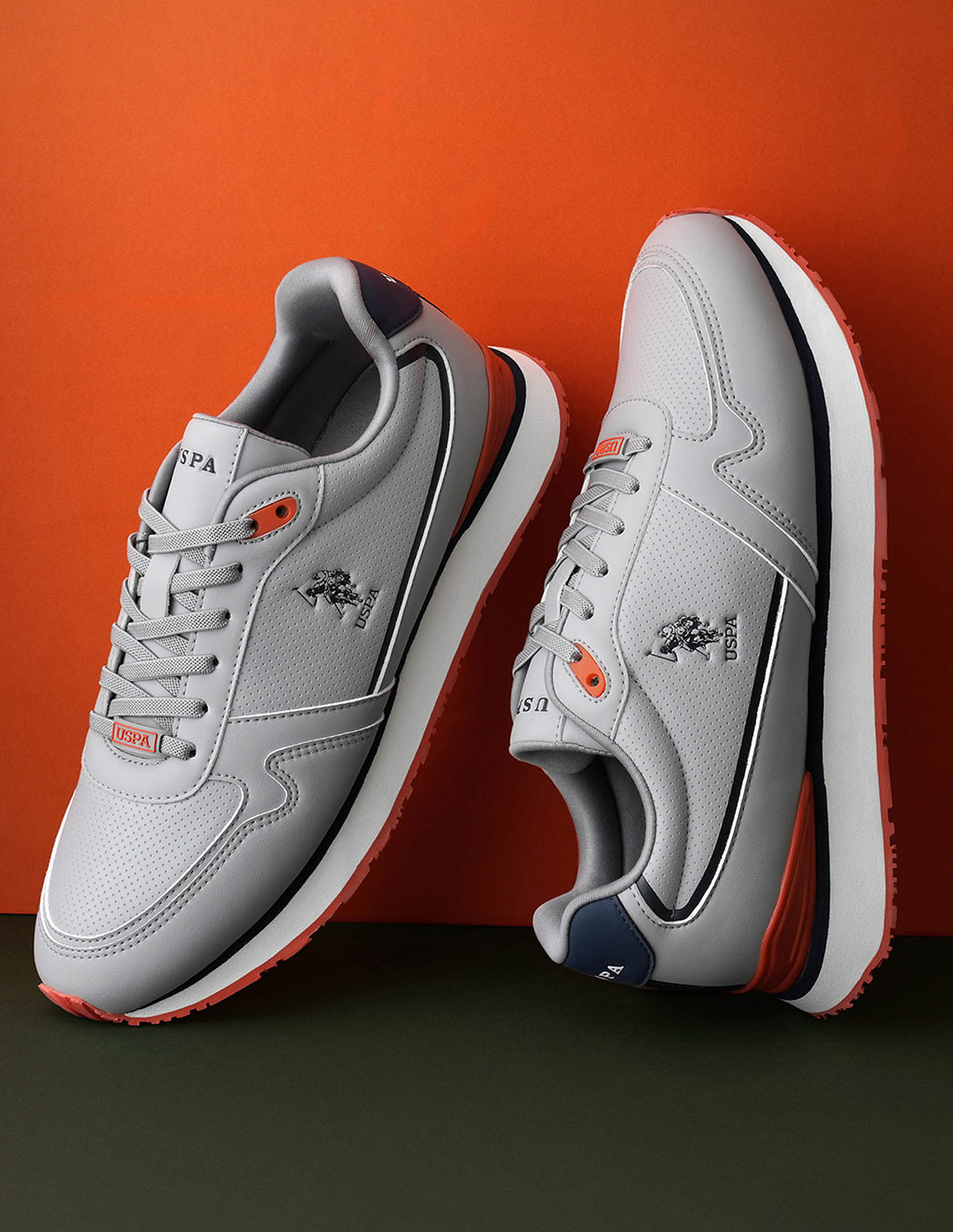 U.S. Polo Assn. Men Lowen 2.0 Colour Blocked Sneakers