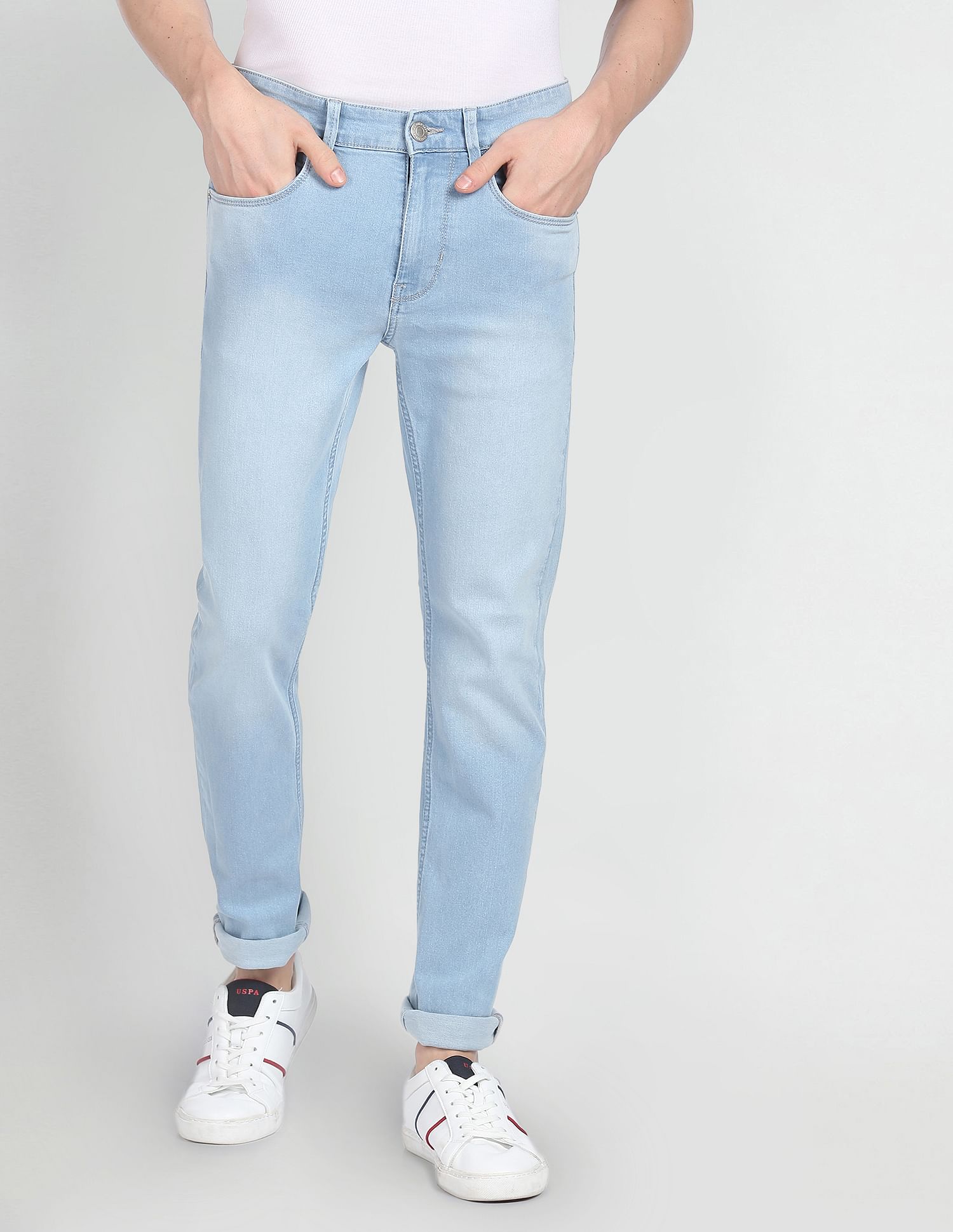 U.S. Polo Assn. Denim Co. Brandon Slim Tapered Fit Blue Jeans