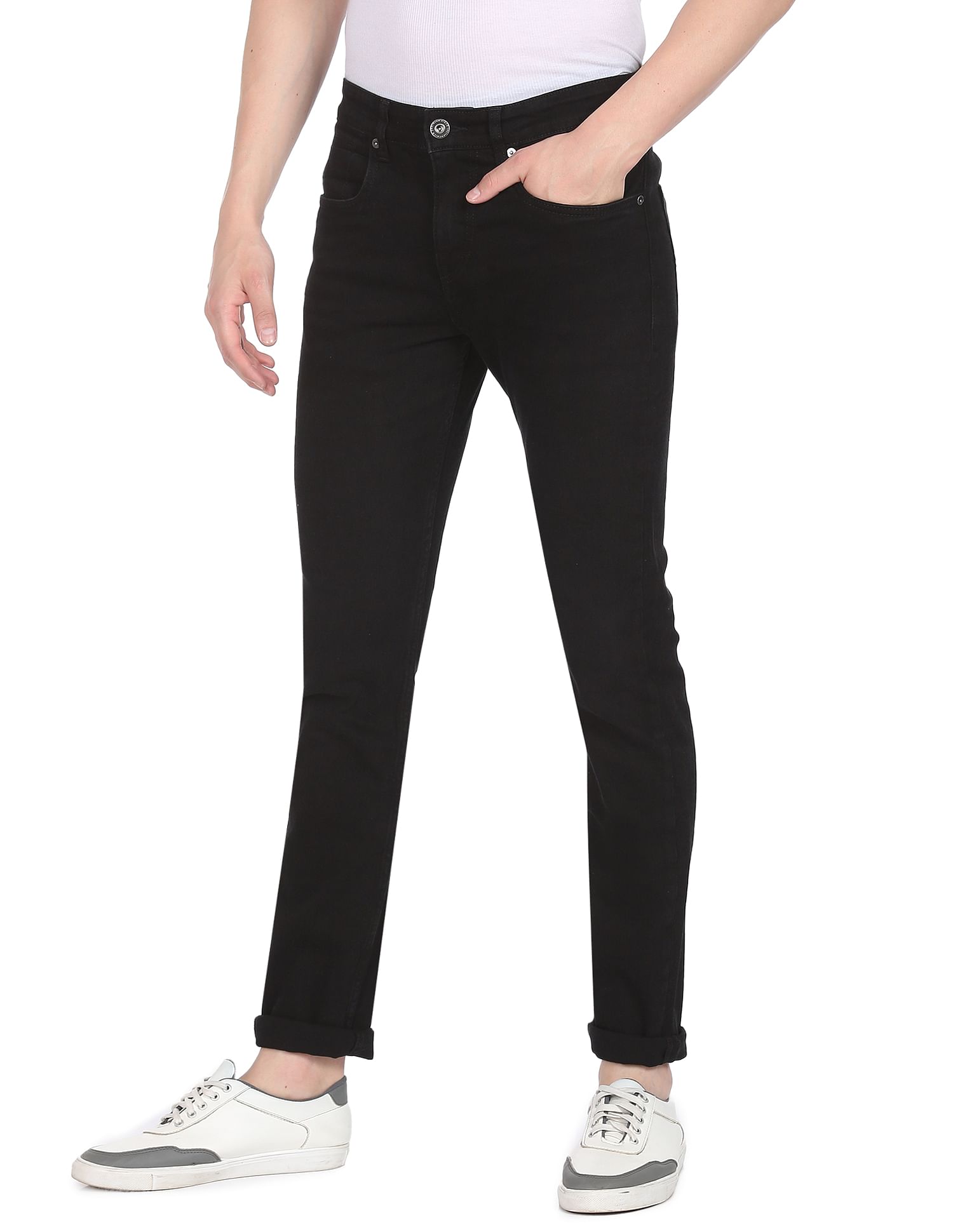 AD by Arvind Mid Rise Slim Fit Jeans