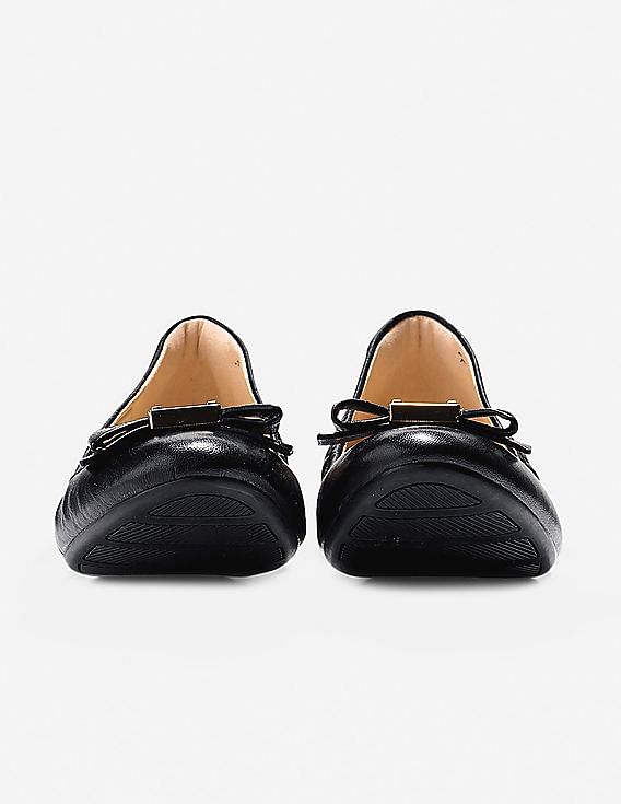Cole Haan Women Black Tali Bow Ballet Flat