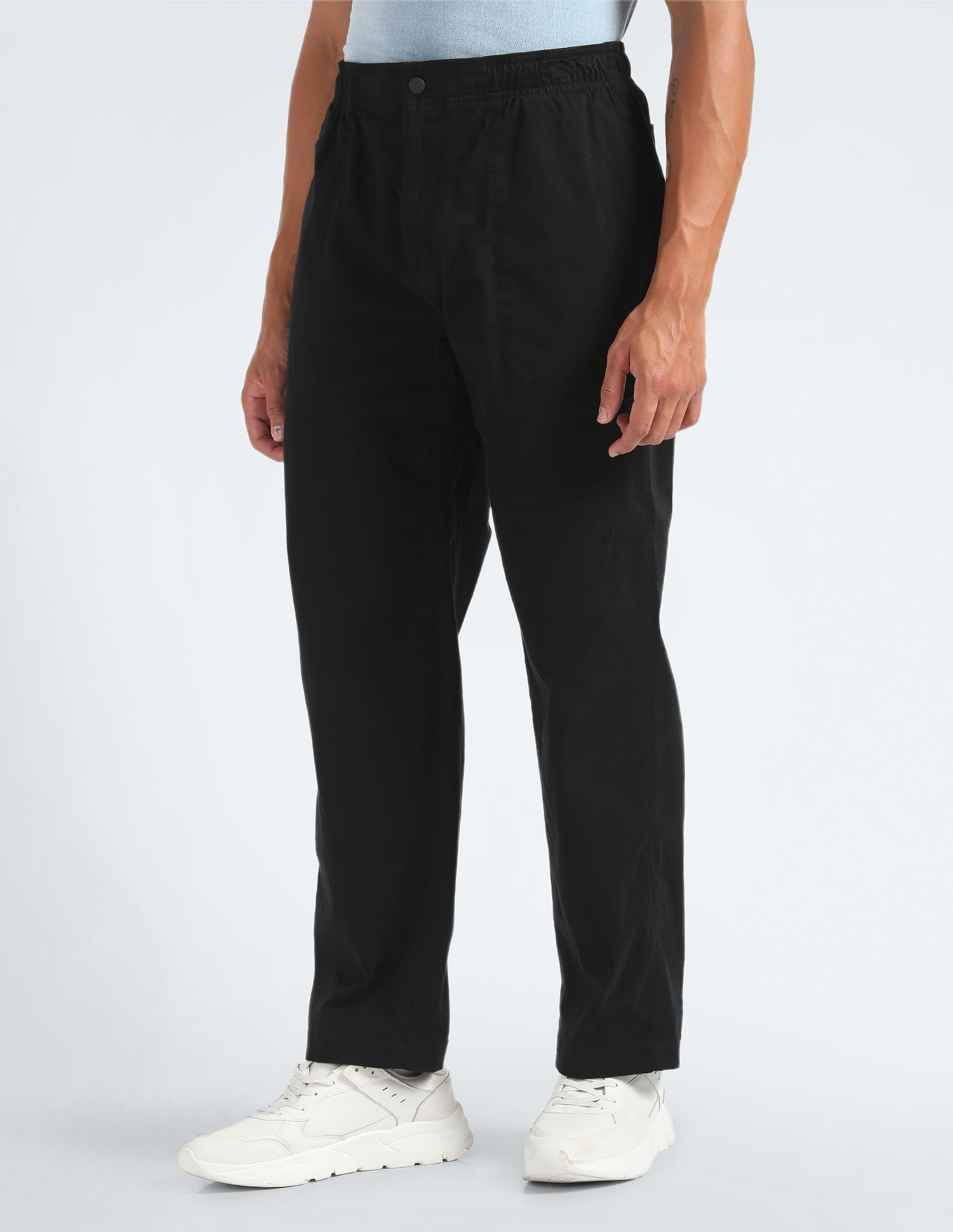 Calvin Klein Recycled Cotton Relaxed Trousers
