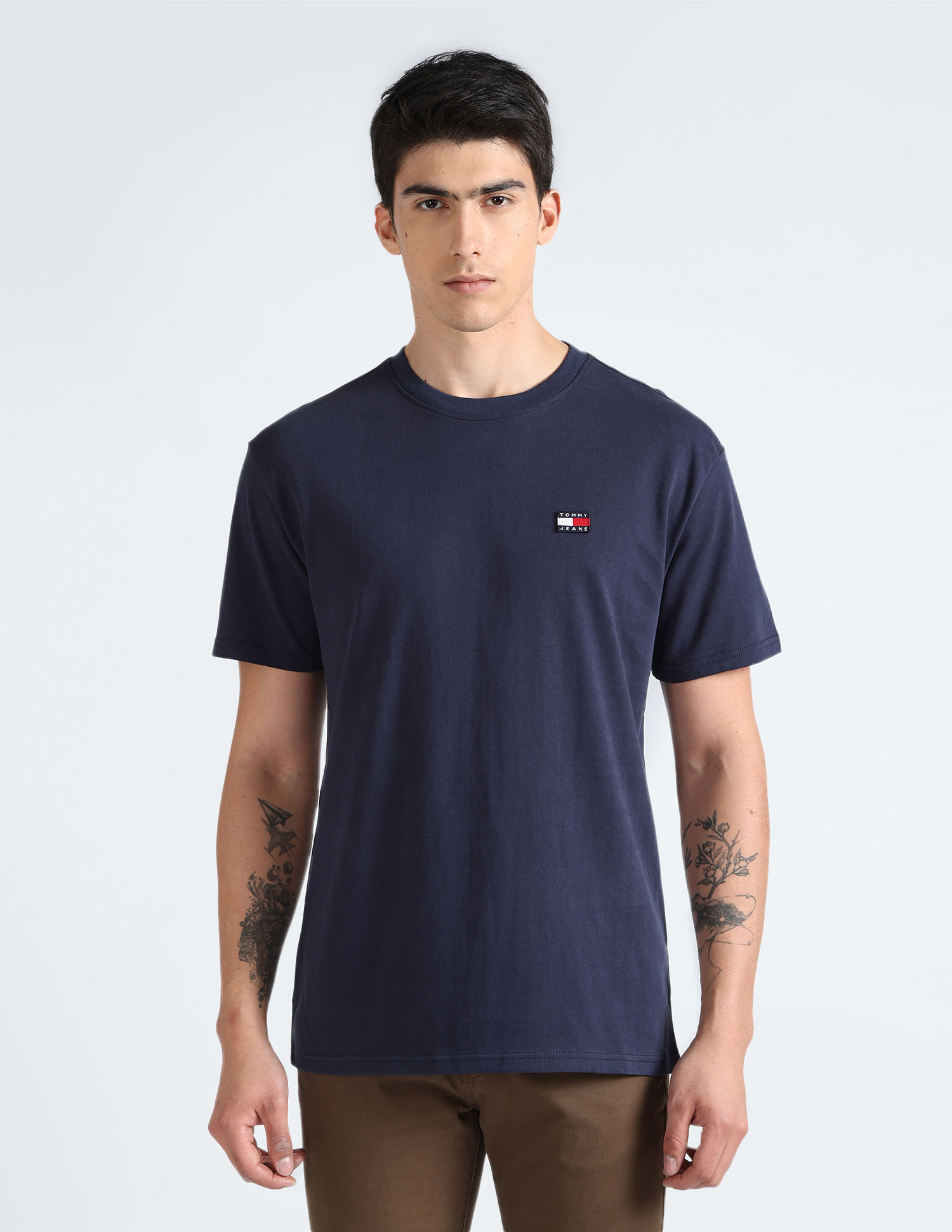 Tommy Hilfiger Logo Badge Transitional Cotton T-Shirt