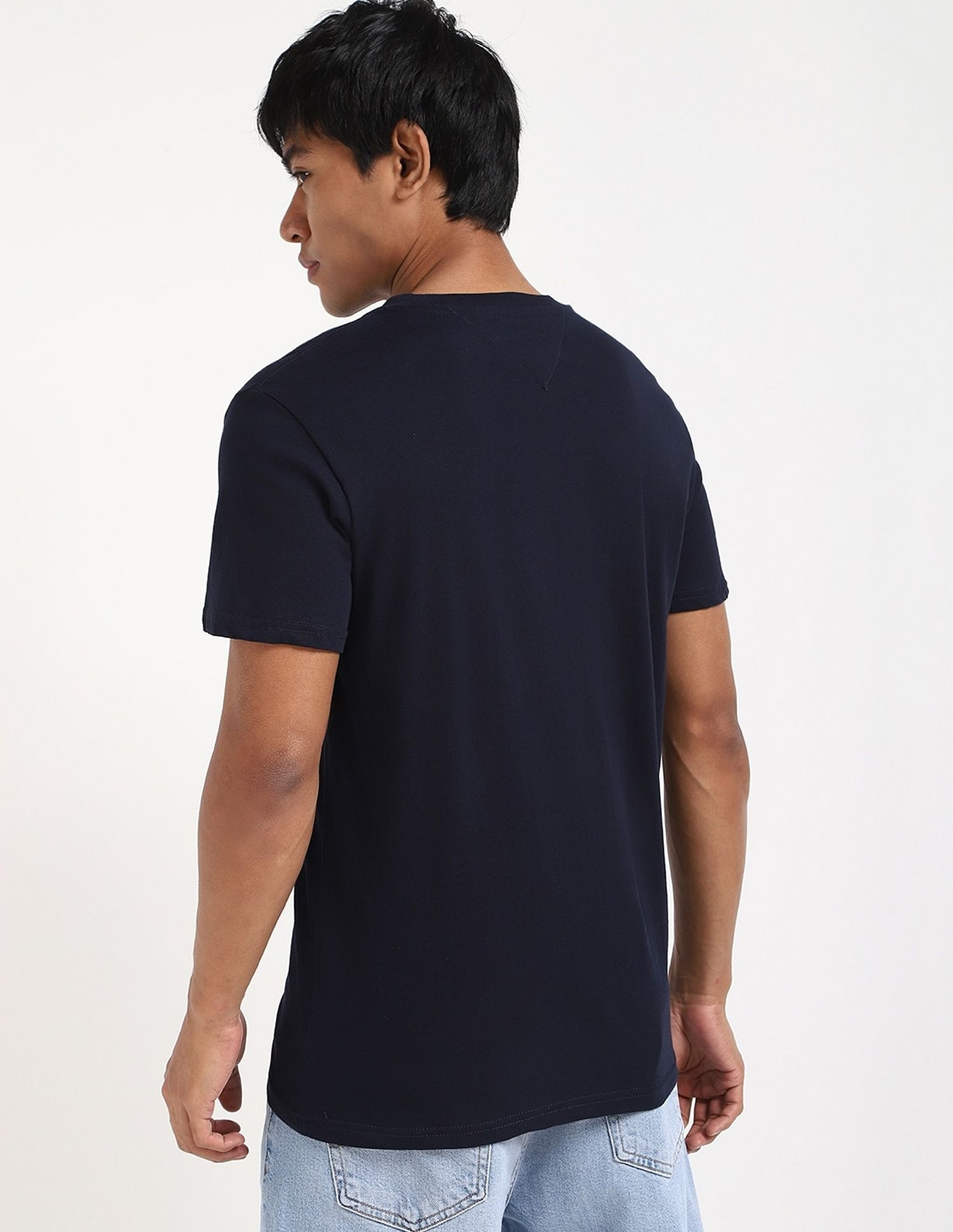 Tommy Hilfiger Solid Slim-Fit Cotton T-Shirt
