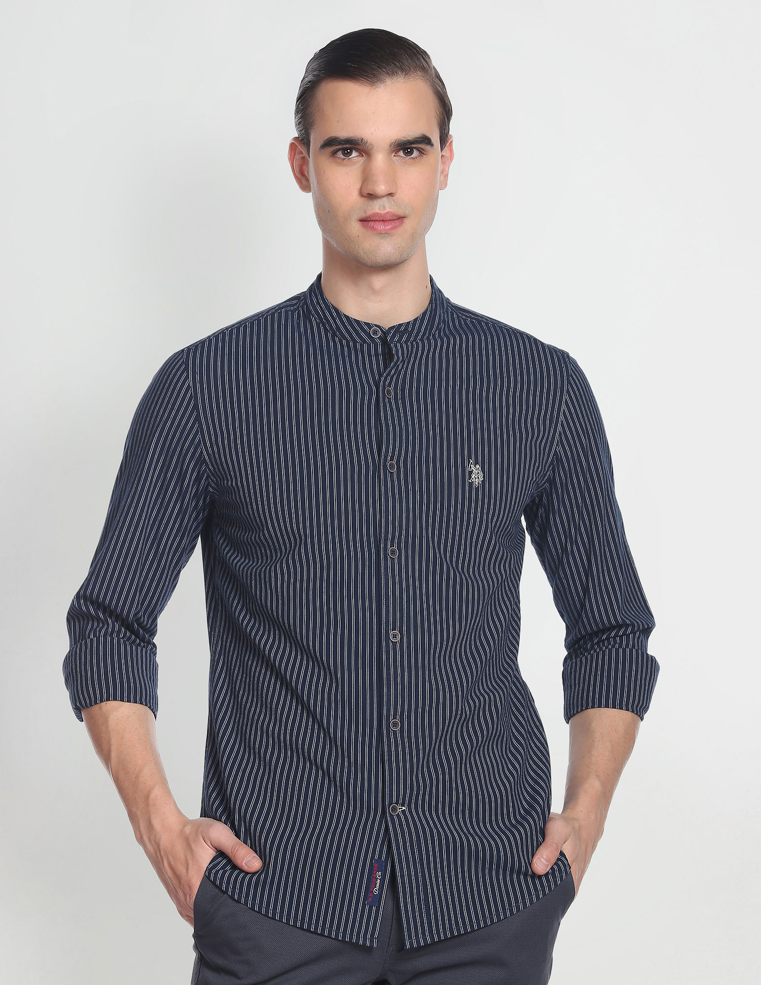 U.S. Polo Assn. Denim Co. Classic Striped Shirt