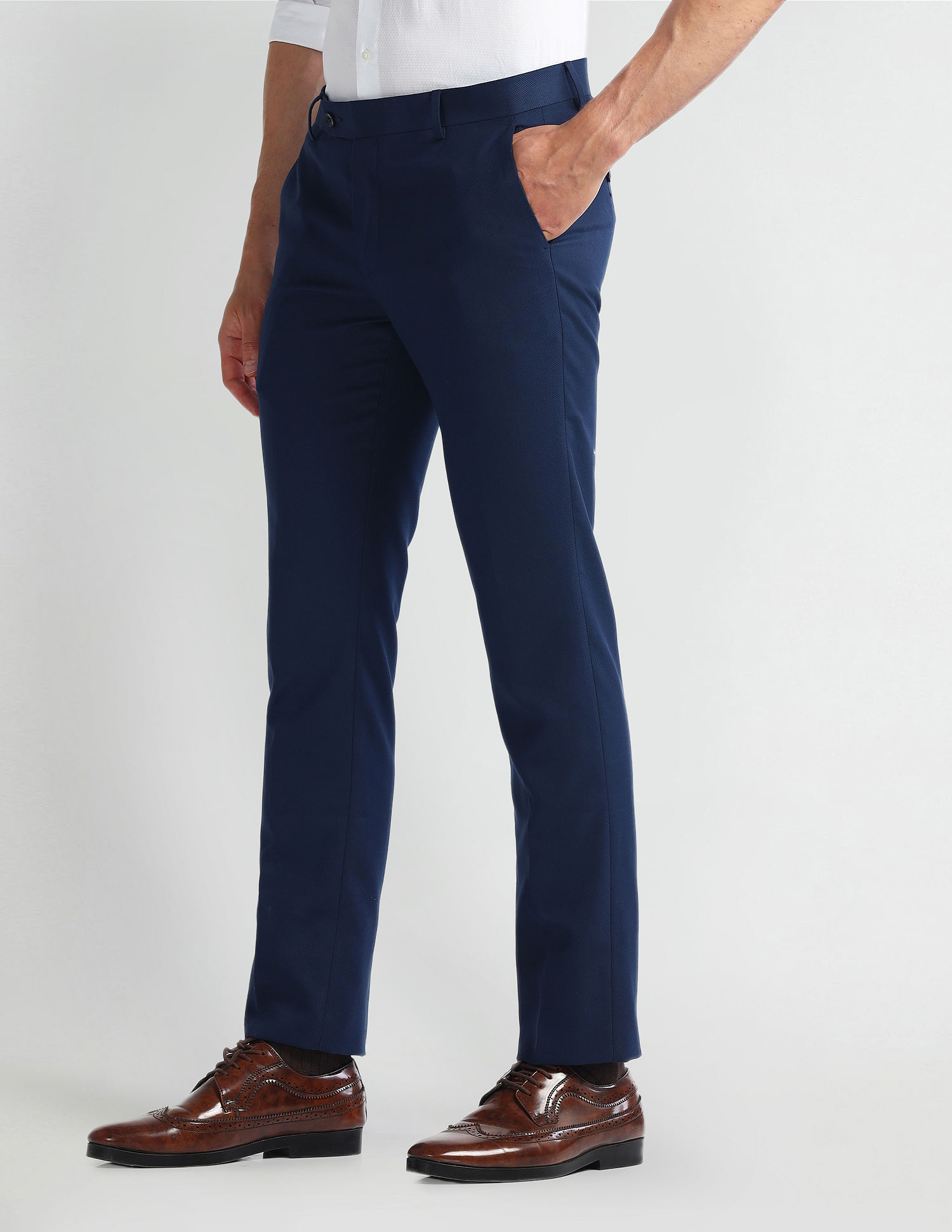 Arrow Dobby Tapered Fit Trousers
