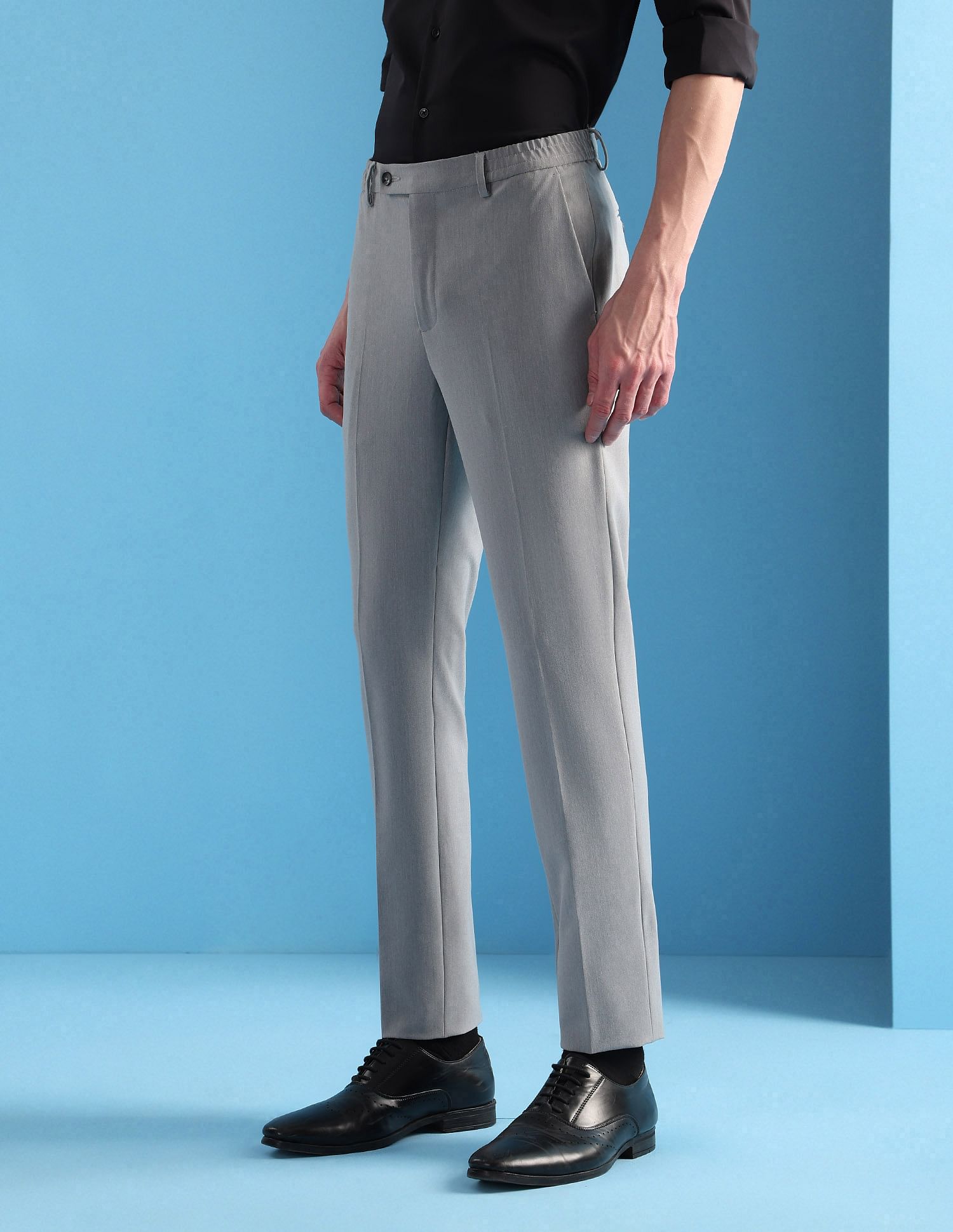 Arrow Mid Rise Slim Fit Velocity Trousers