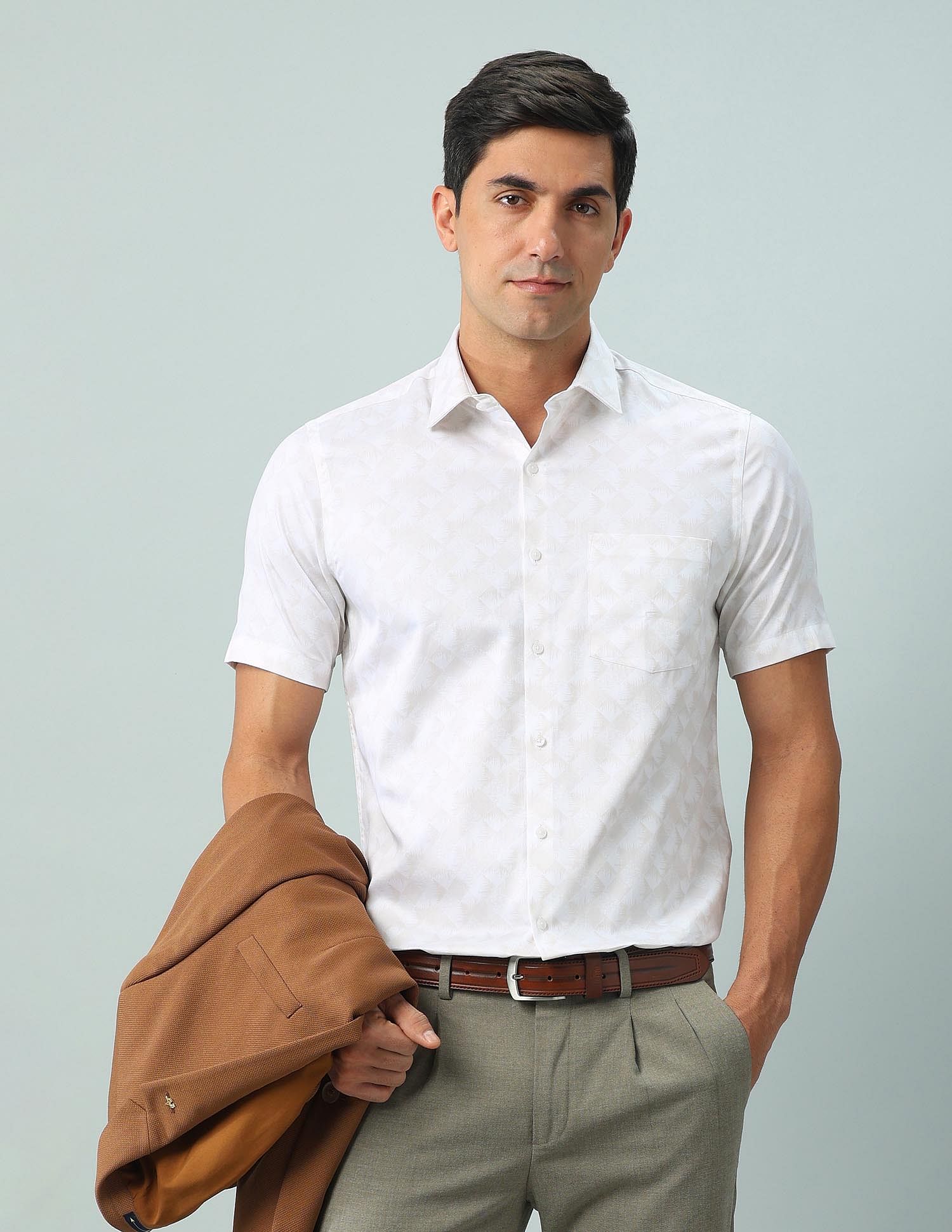 Arrow Geometric Printed Regular Shirt