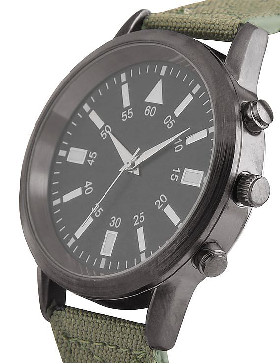 Aeropostale Fabric Strap Analogue Watch