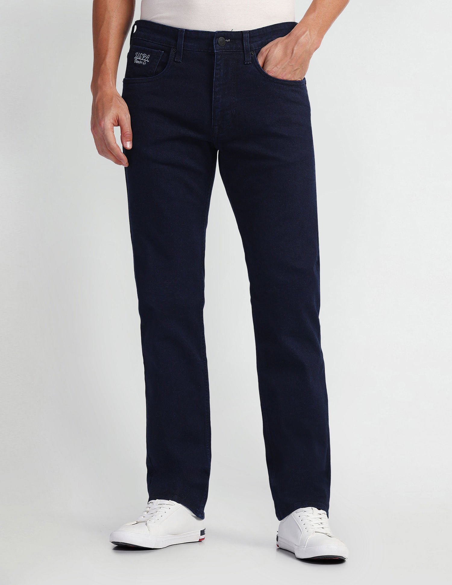 U.S. Polo Assn. Denim Co. Harold Slim Straight Fit Blue Jeans