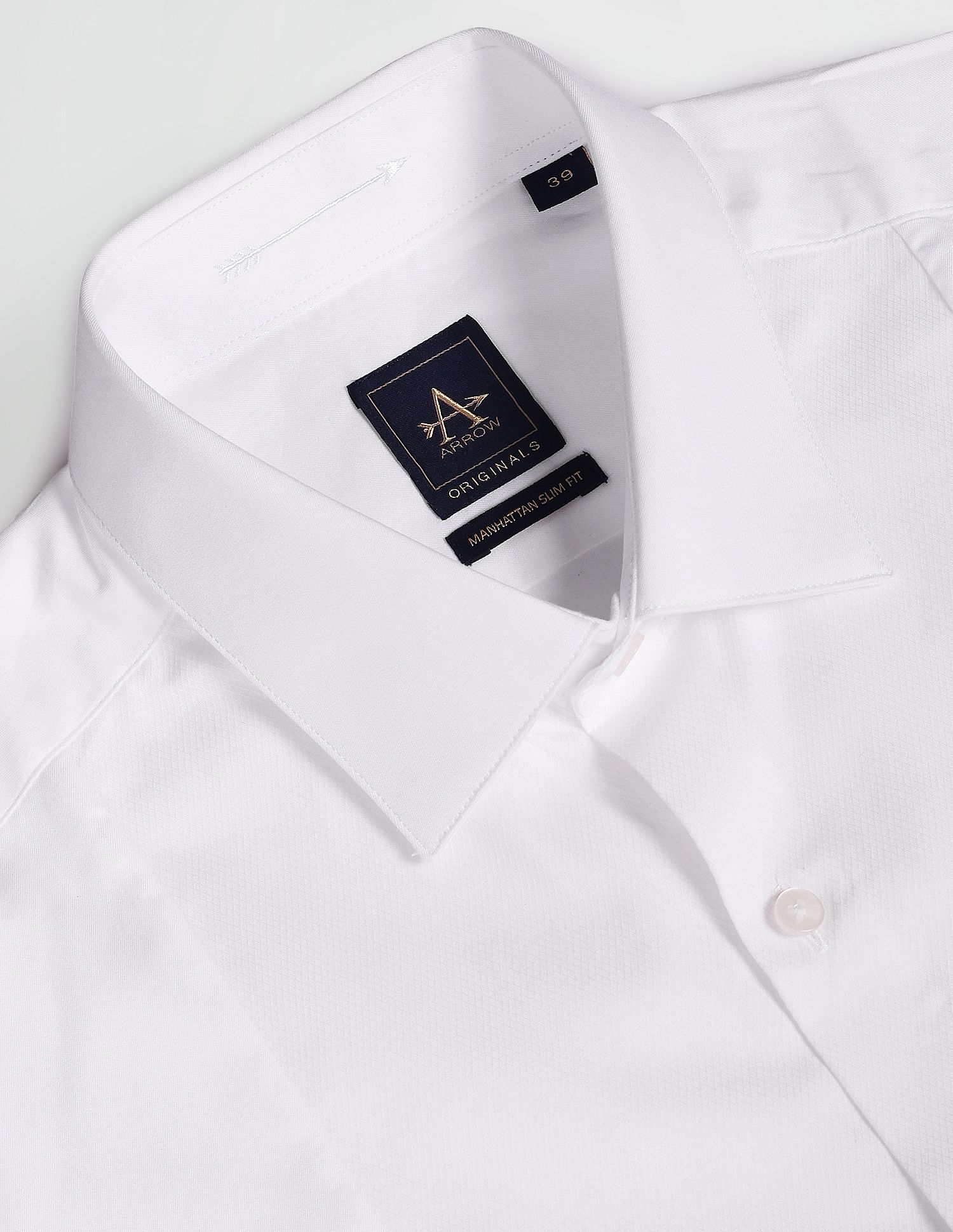 Arrow Patterned Manhattan Slim Fit Shirt