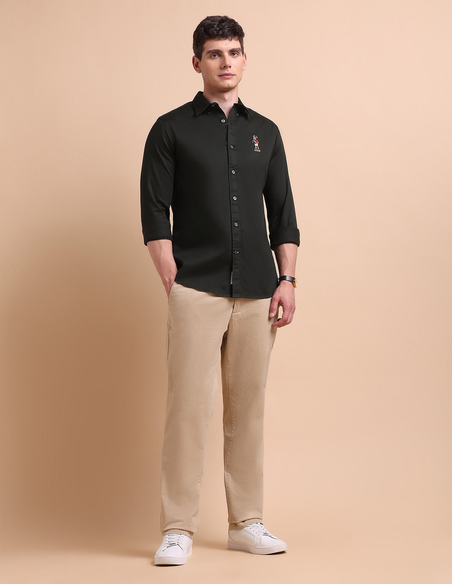 U.S. Polo Assn. Tailored Fit Button Down Shirt