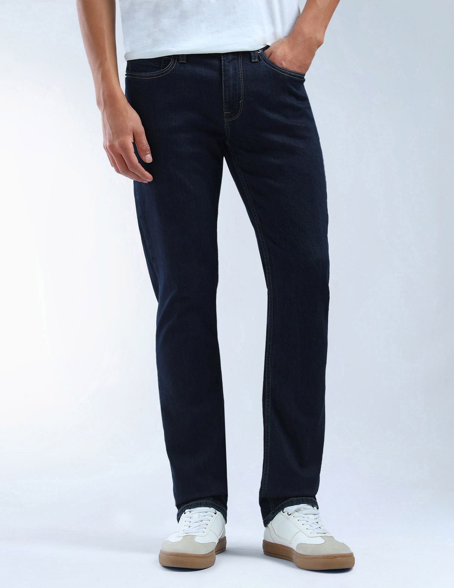 Flying Machine Freddie Slim Straight Fit Mrtf Jeans