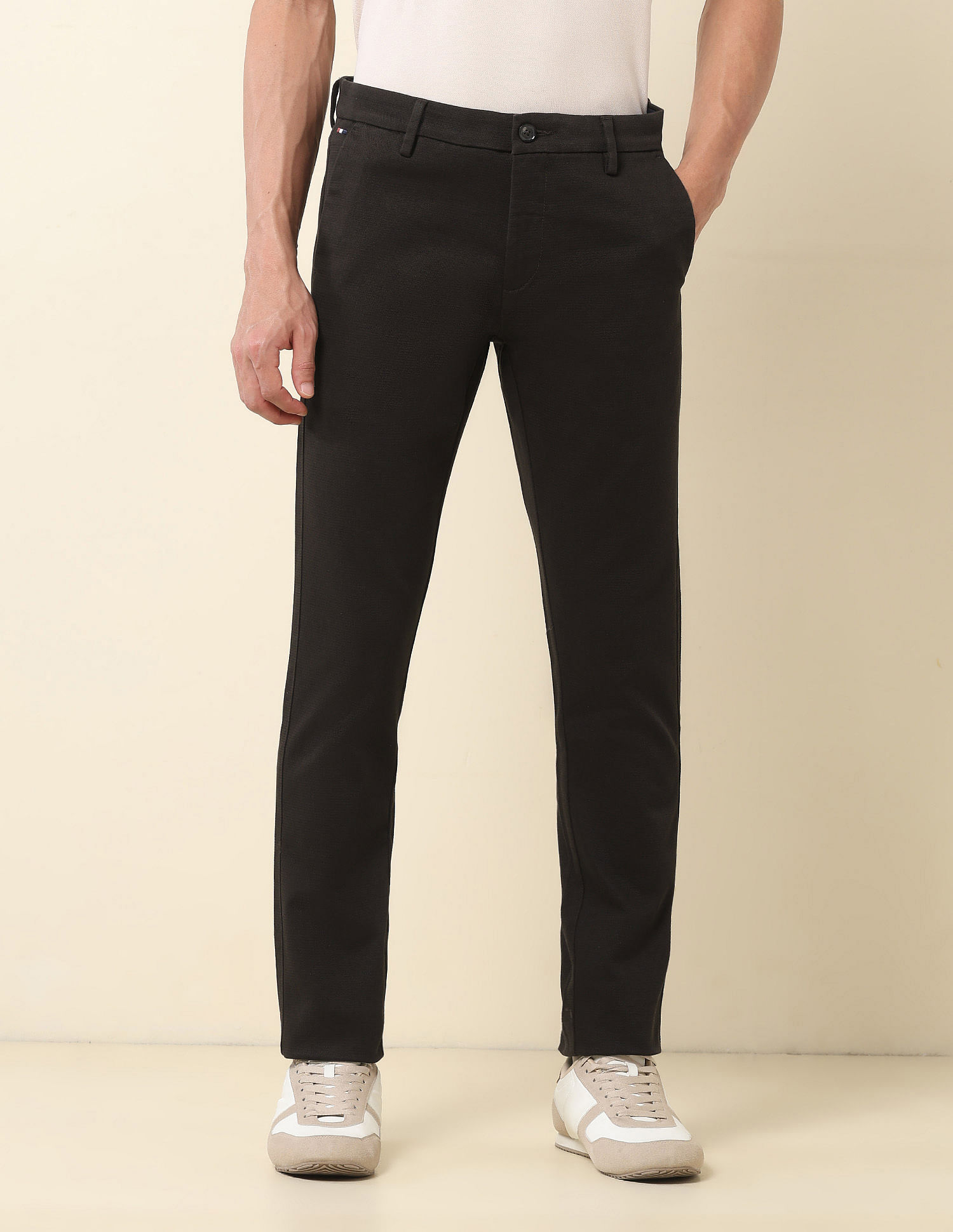 U.S. Polo Assn. Austin Slim Fit Dobby Trousers