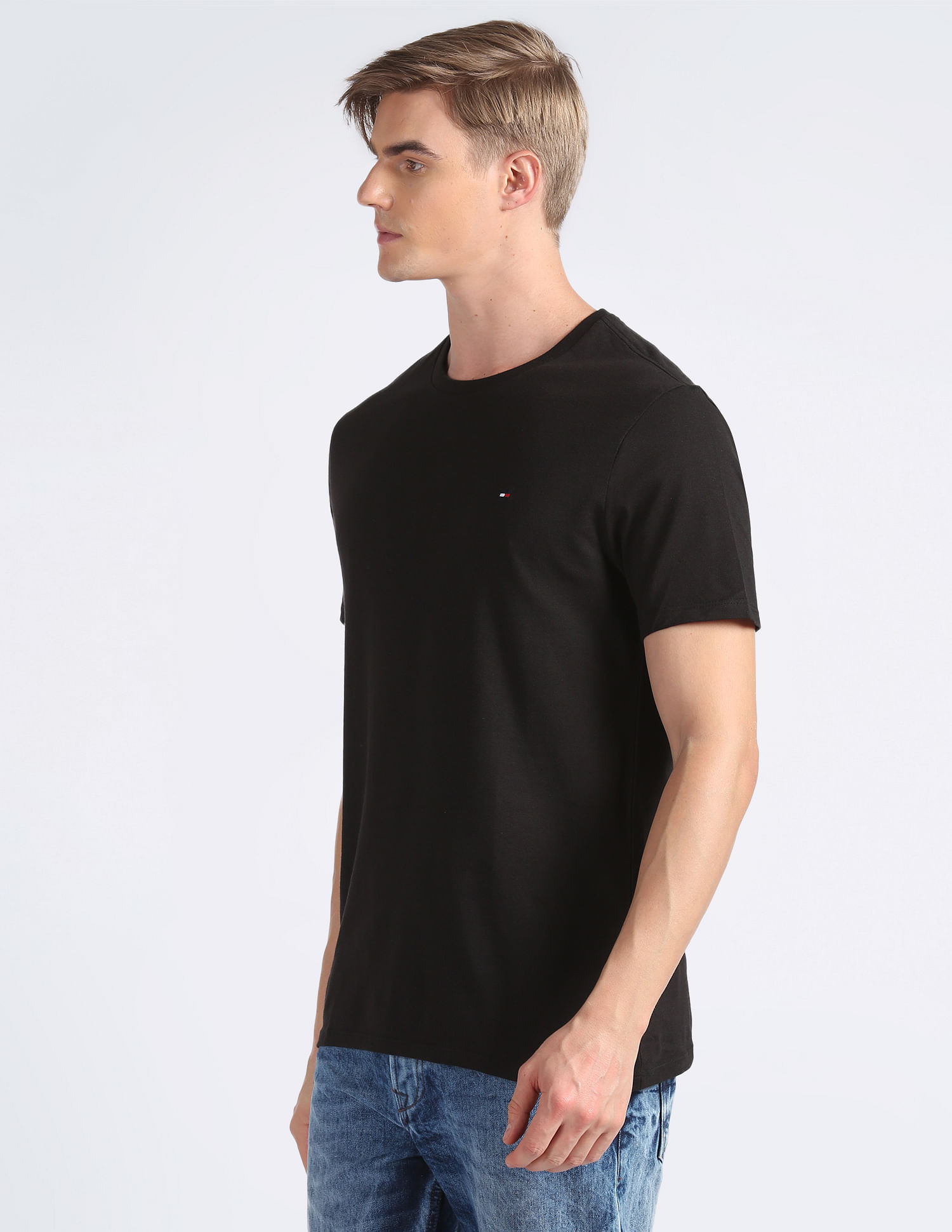 Tommy Hilfiger Solid Cotton T-Shirt