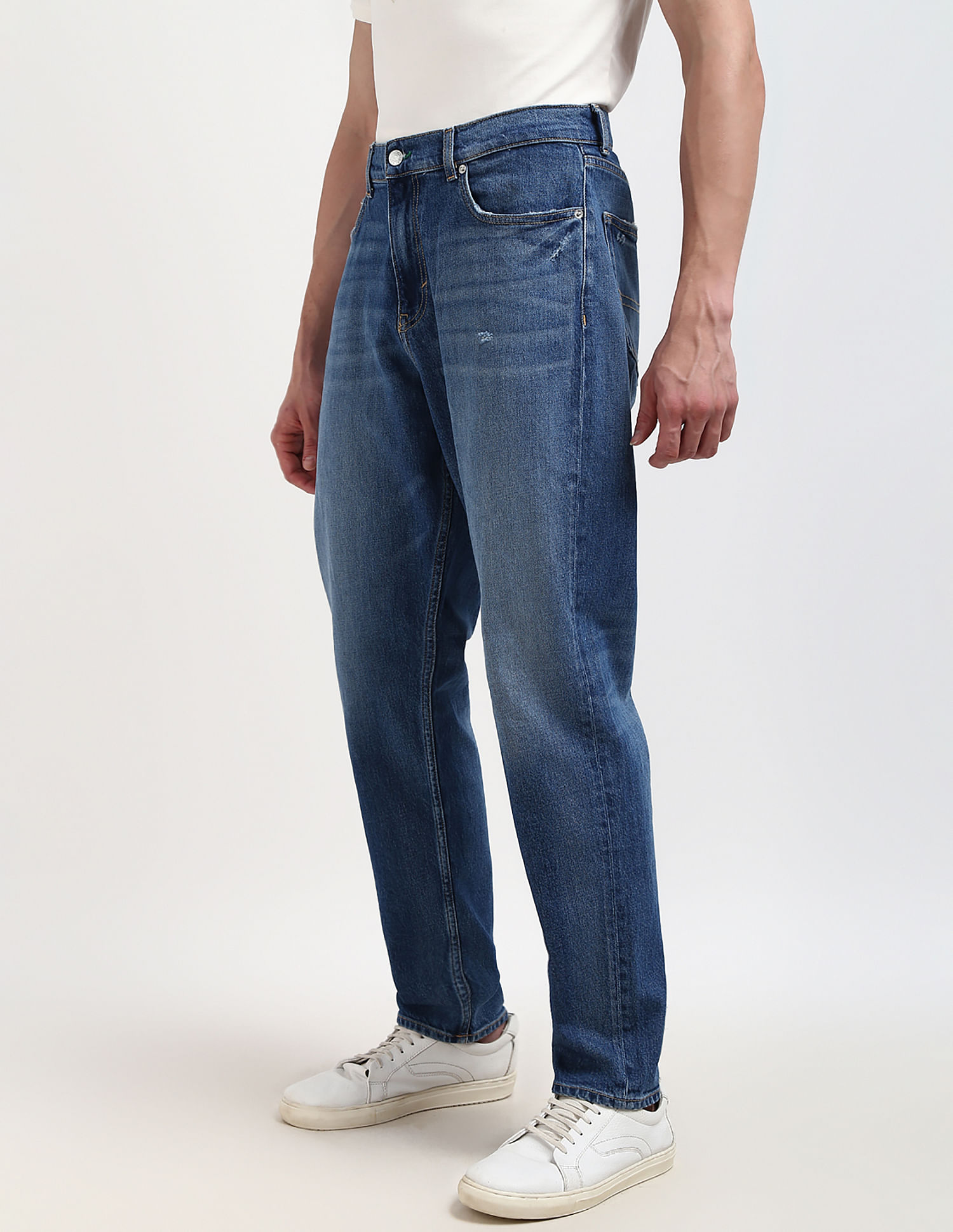 Tommy Hilfiger Mid Rise Relax Tapered Fit Jeans