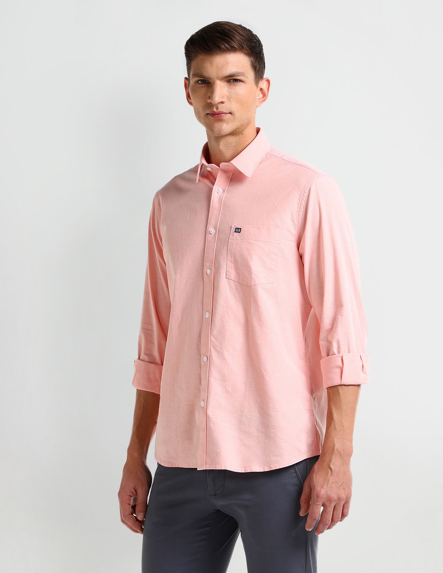 Arrow Sport Liberty Classic Fit Solid Shirt