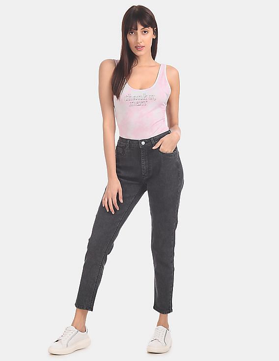 Flying Machine Women Veronica Skinny Fit Rinsed Jeans