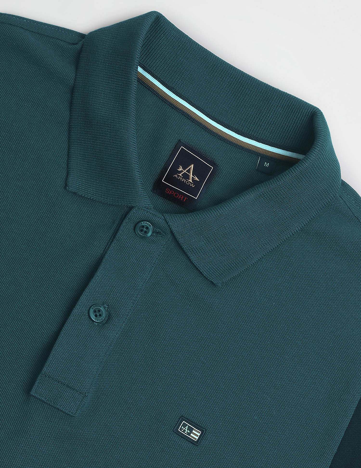 Arrow Sports Logo Colour Block Polo Shirt