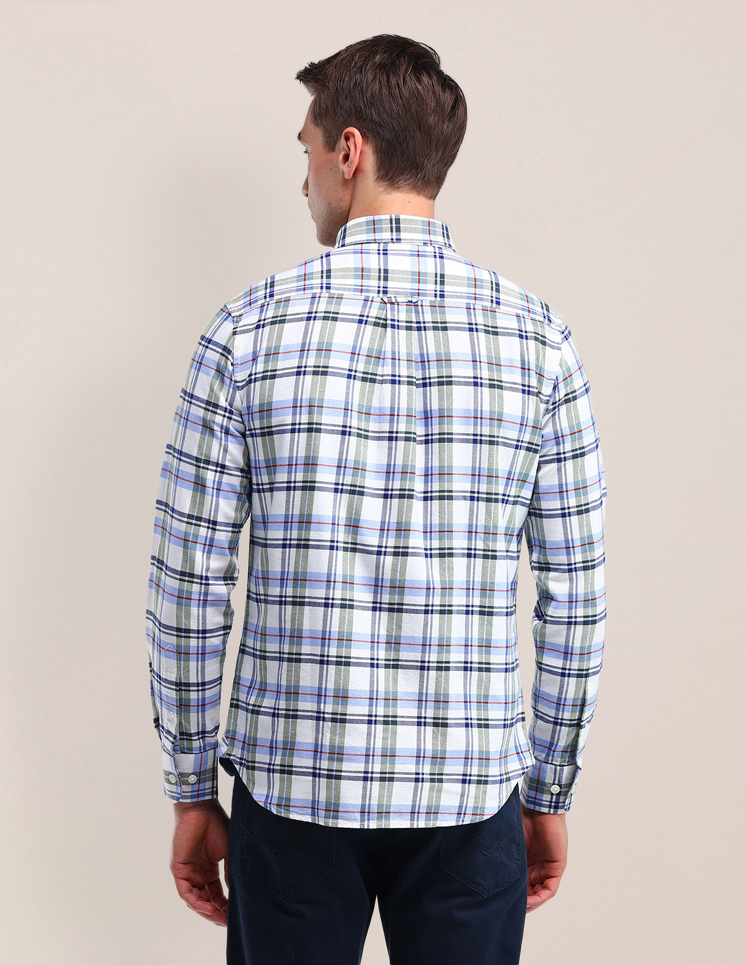 U.S. Polo Assn. Tailored Fit Plaid Checked Shirt