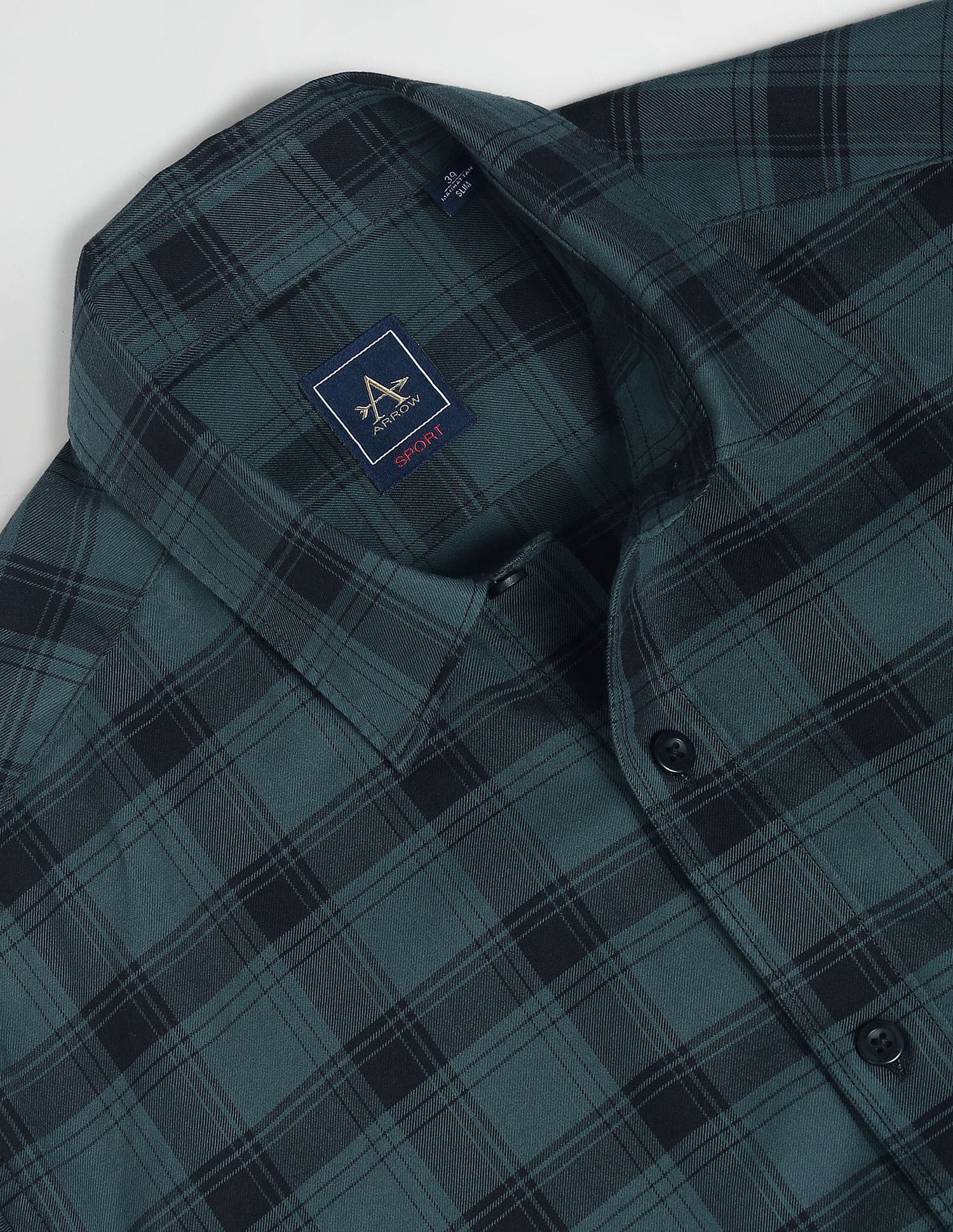 Arrow Sports Manhattan Slim Fit Cotton Shirt