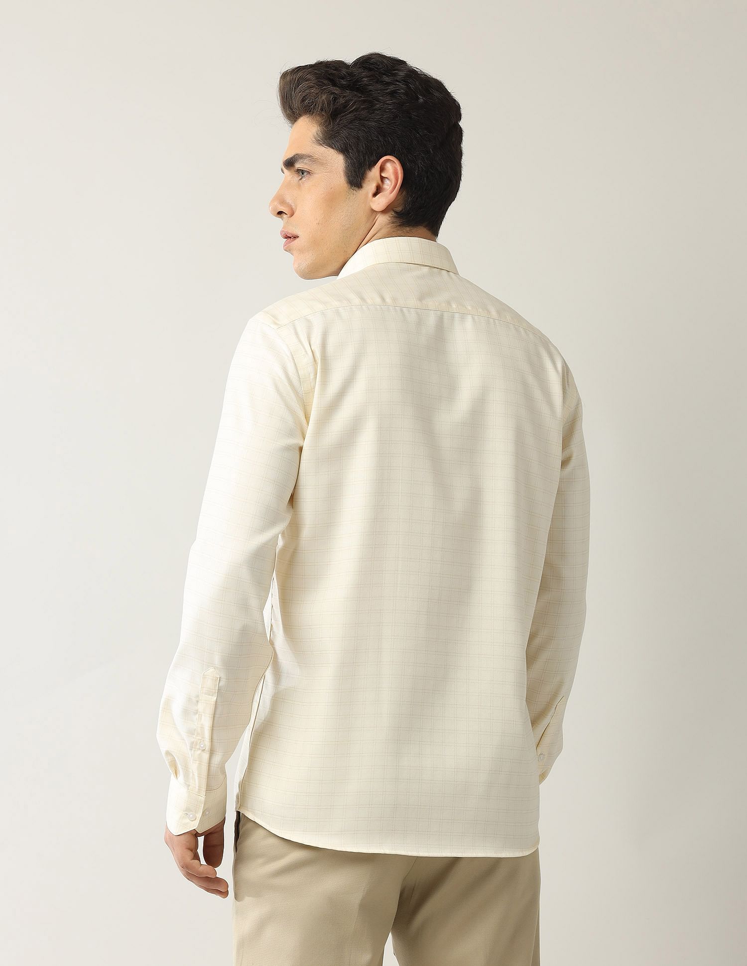 Arrow Grid Tattersall Checked Autopress Shirt