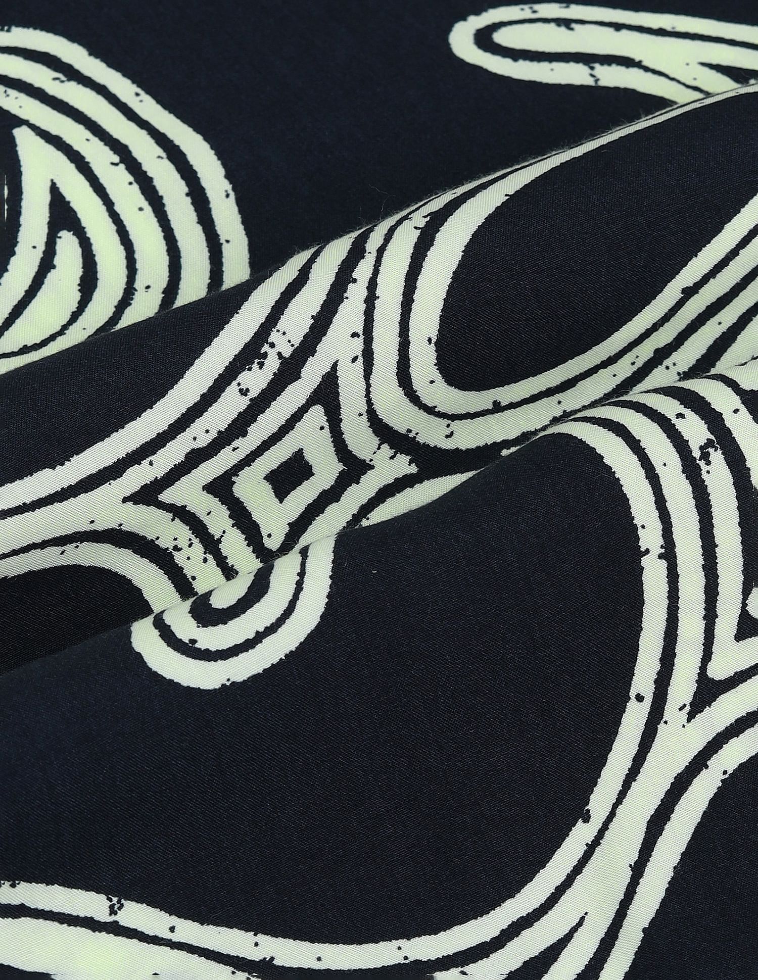 Flying Machine Abstract Pattern Regular Shirt
